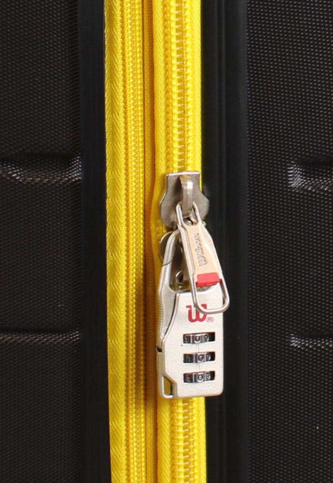 Maleta Madison negra-amarillo S de cabina 10kg Wilson-5