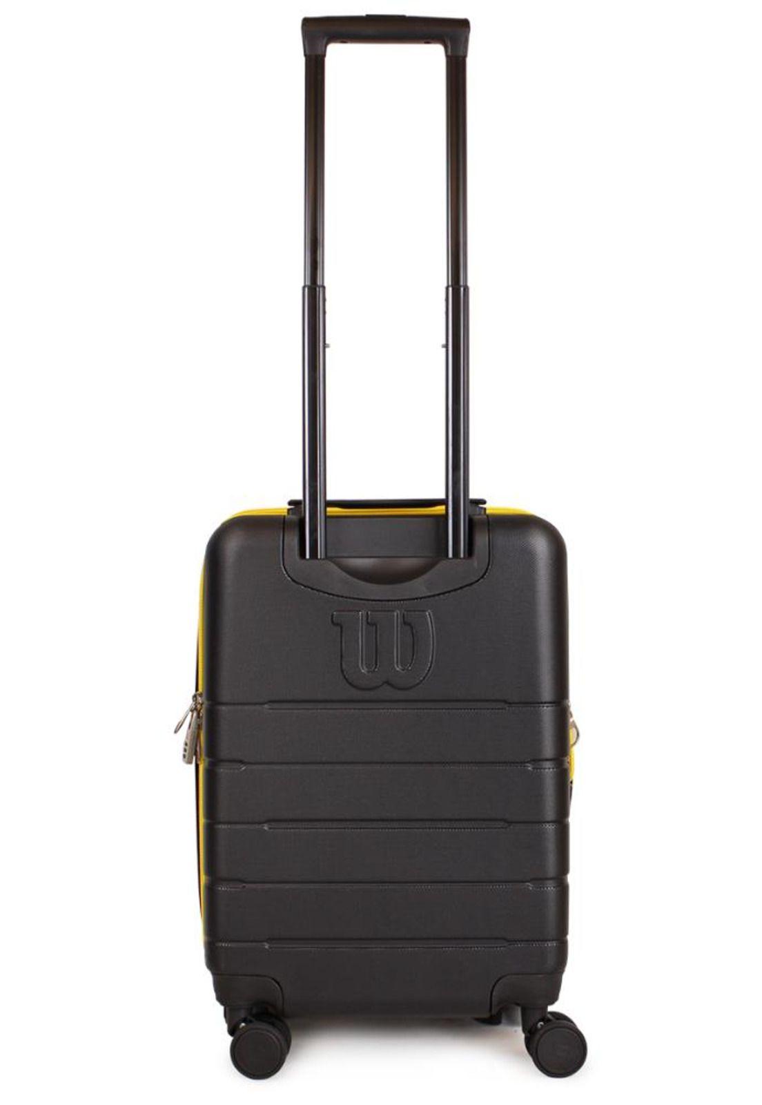 Maleta Madison negra-amarillo S de cabina 10kg Wilson-9