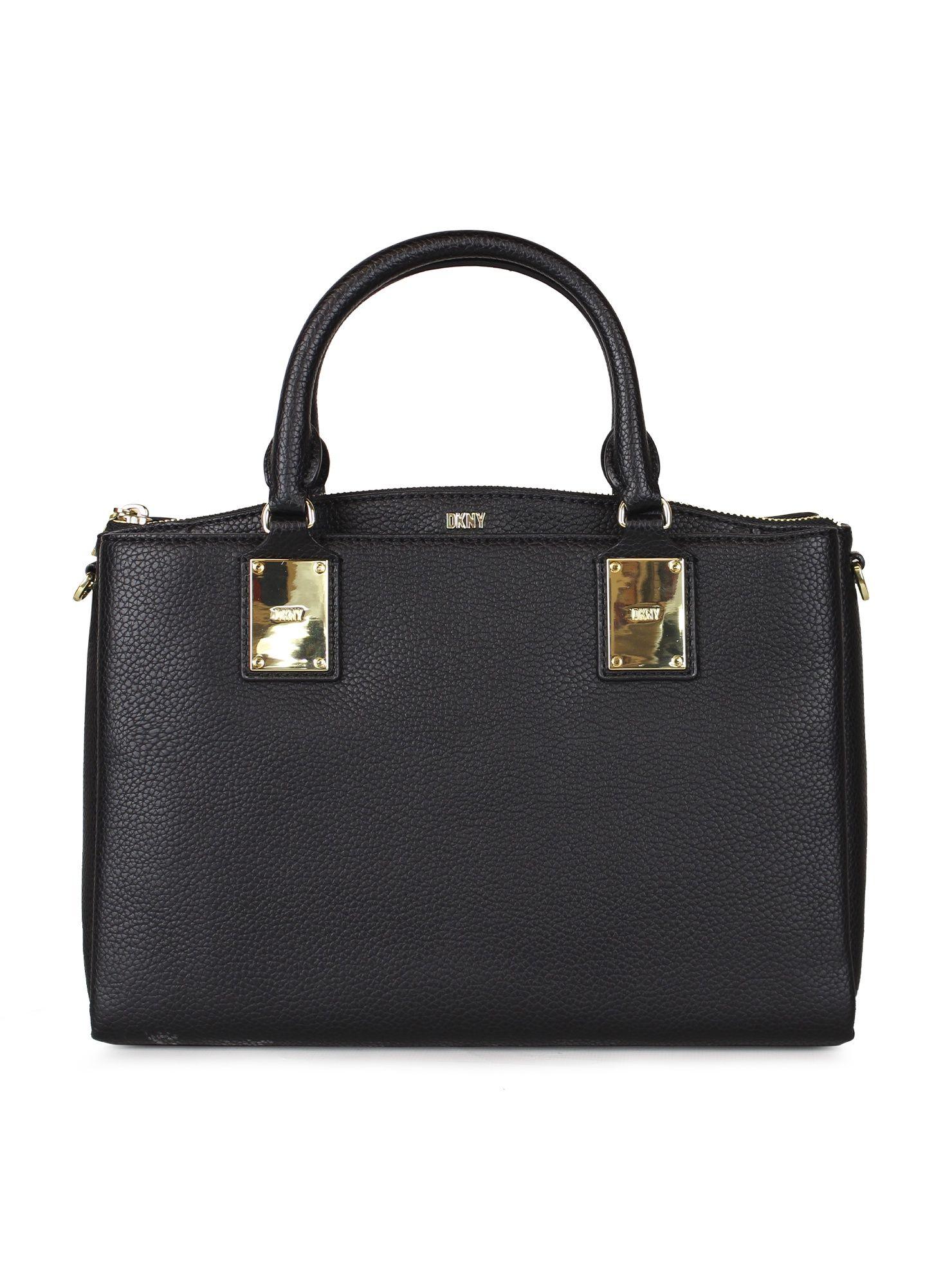 Cartera de mujer DKNY Satchel Negro-0