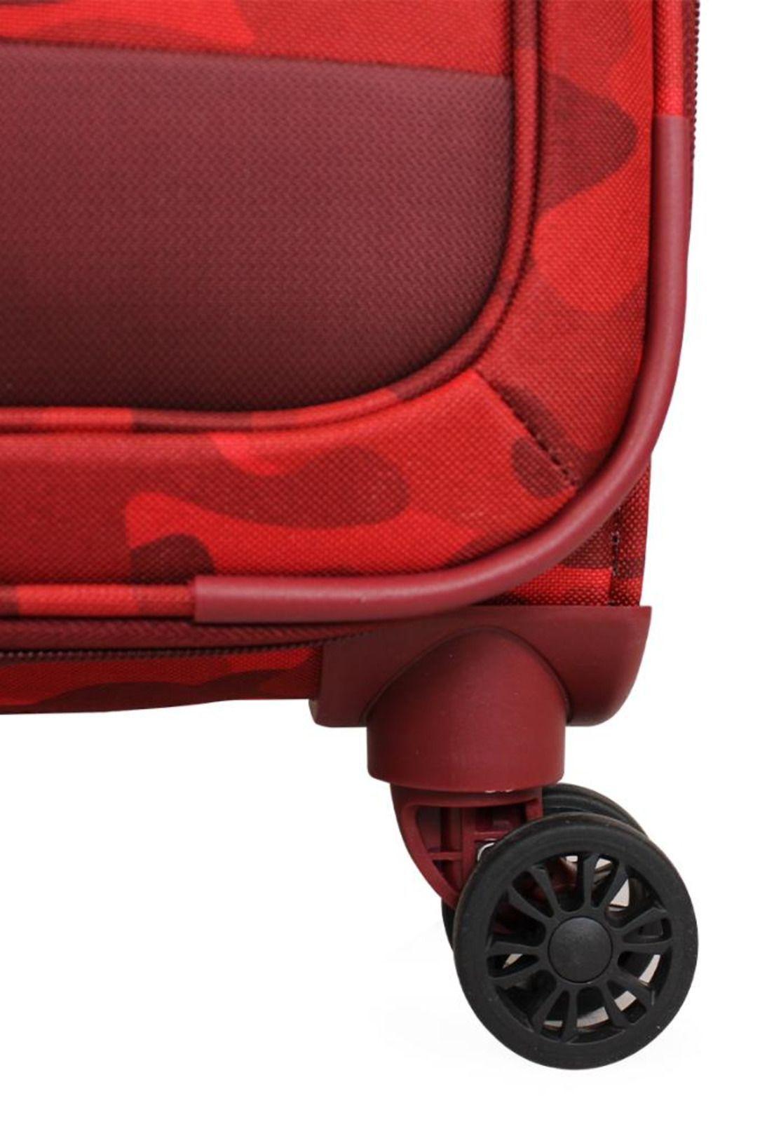 Maleta blanda de tela Barham M roja Nautica-3