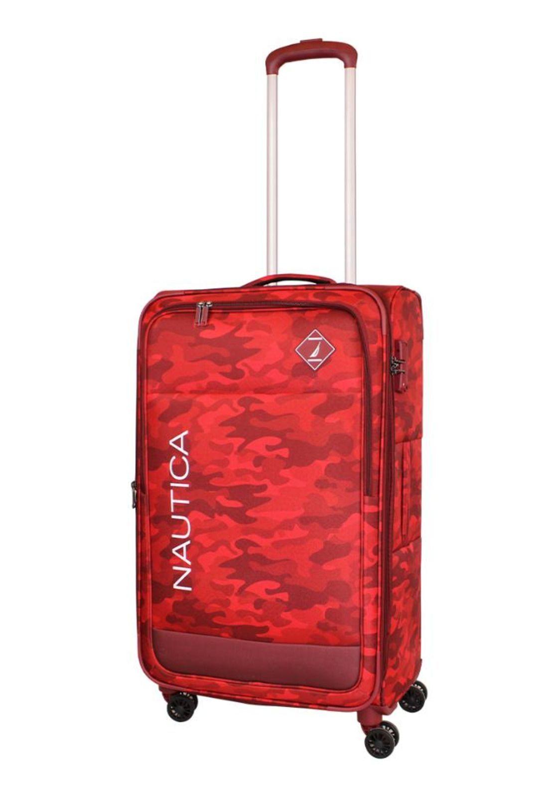 Maleta blanda de tela Barham M roja Nautica-5