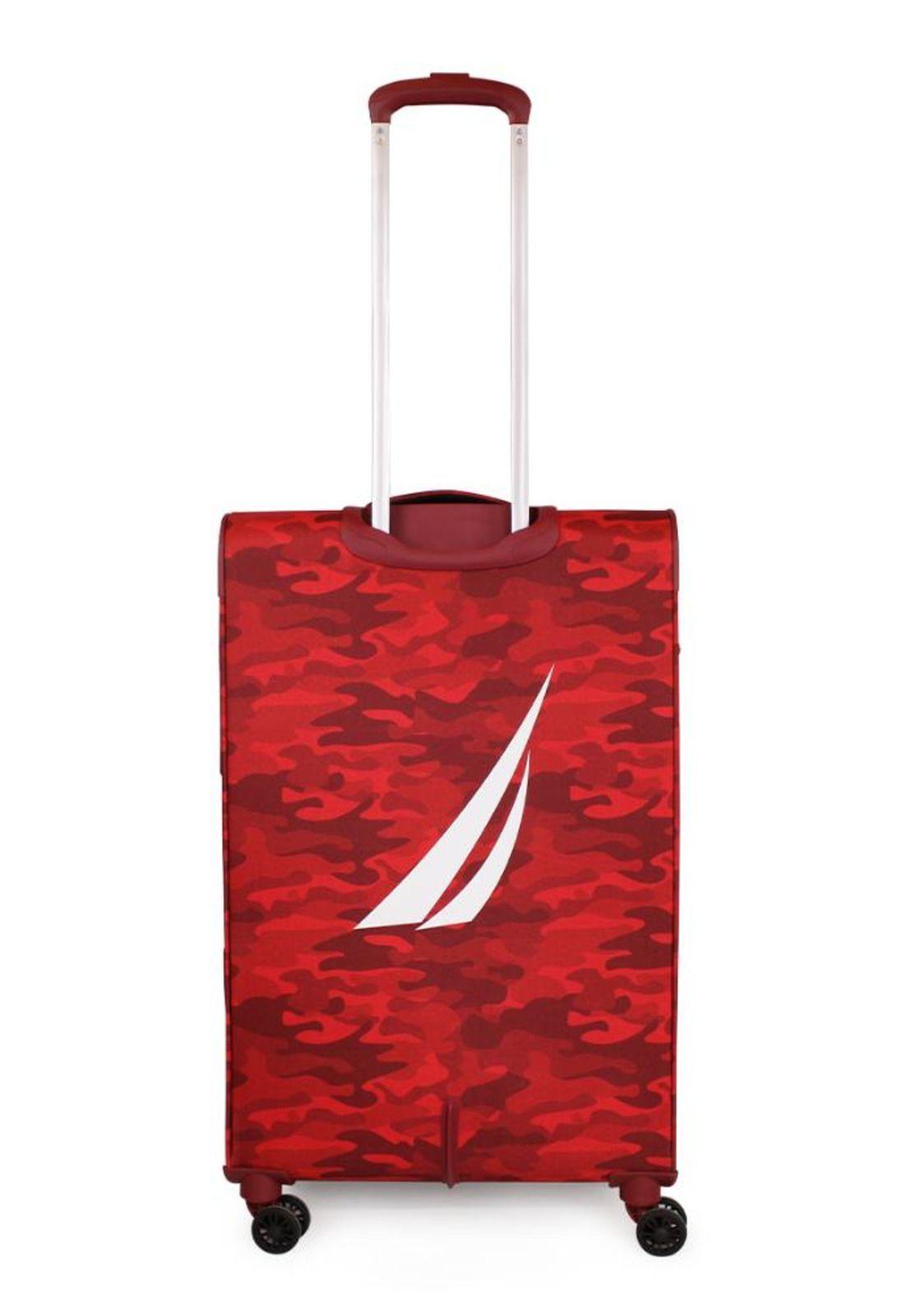 Maleta blanda de tela Barham M roja Nautica-7