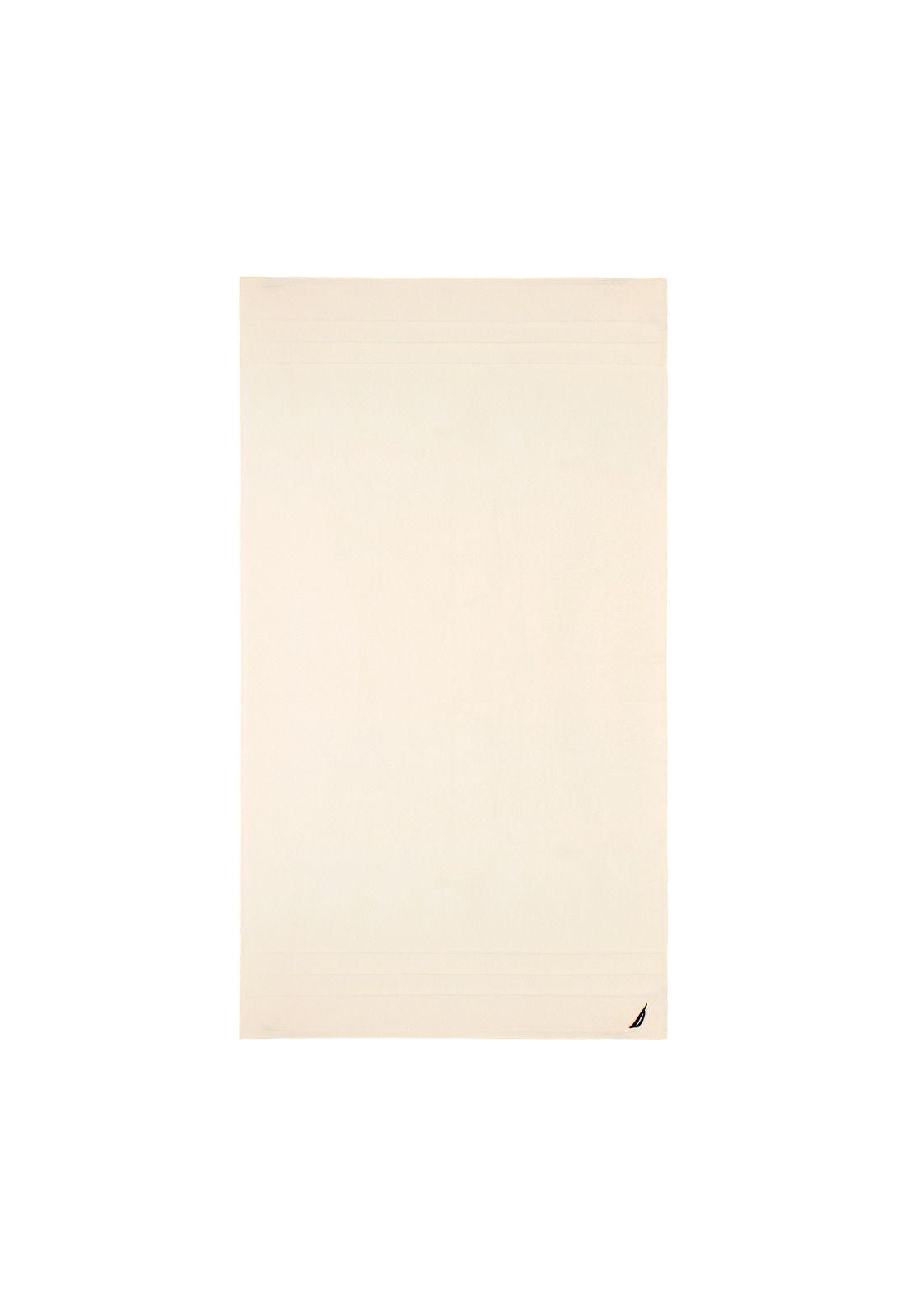 Set 3 Toallas Nautica SIGNATURE Cara+mano+cuerpo 100% algodón alta calidad beige-7