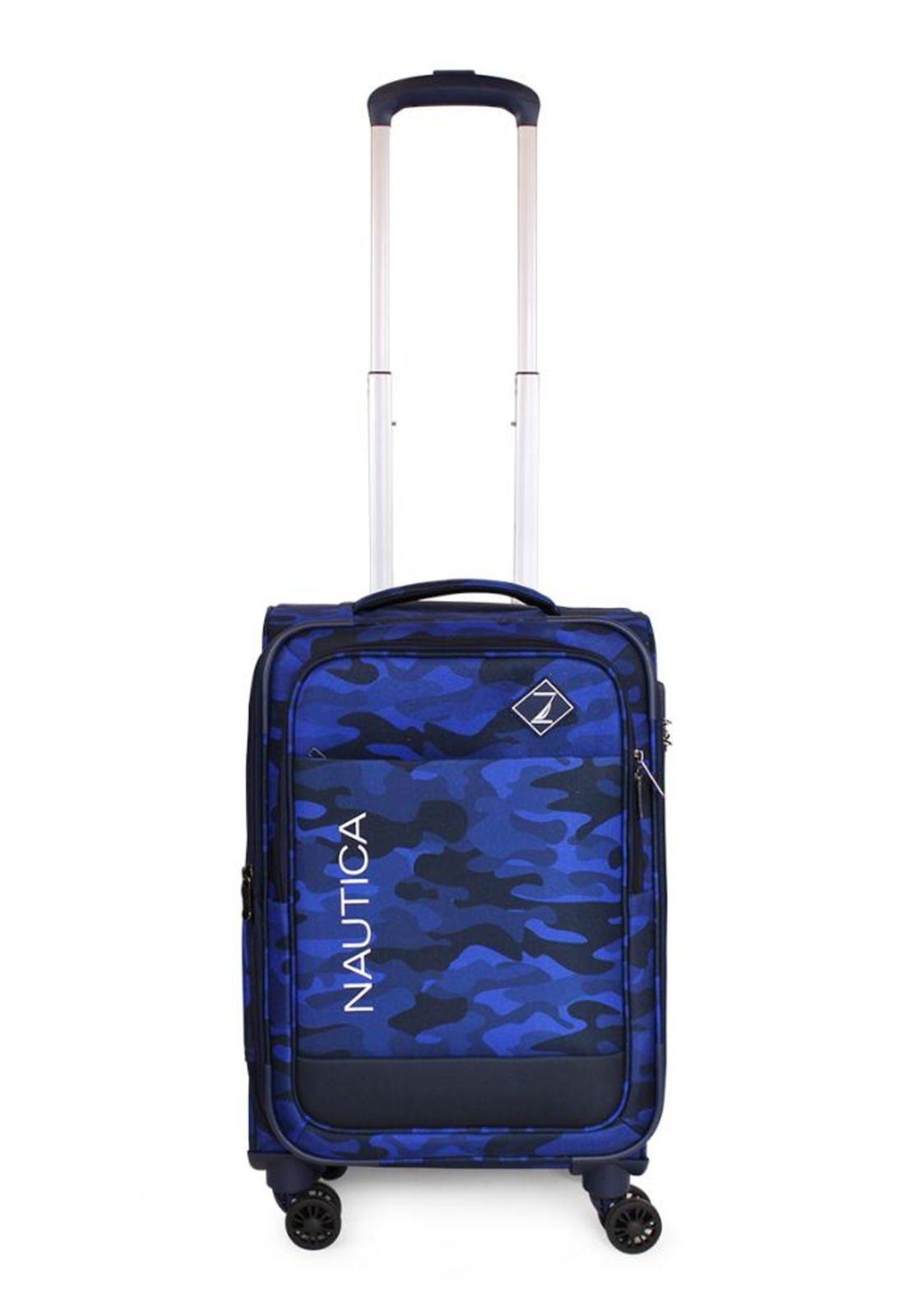 Set 3 maletas blandas de tela Barham S+M+L azul Nautica-5