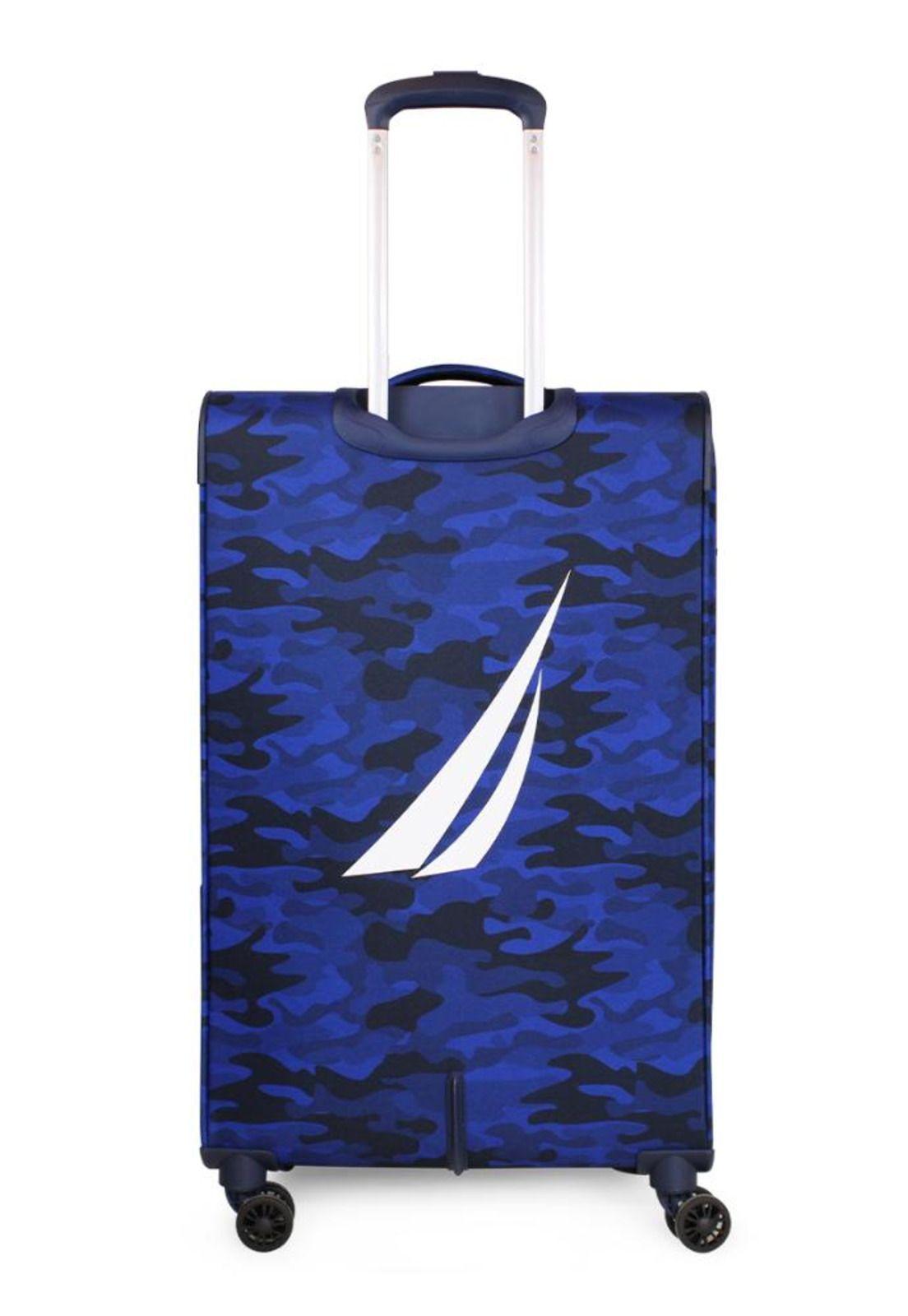 Set 3 maletas blandas de tela Barham S+M+L azul Nautica-9