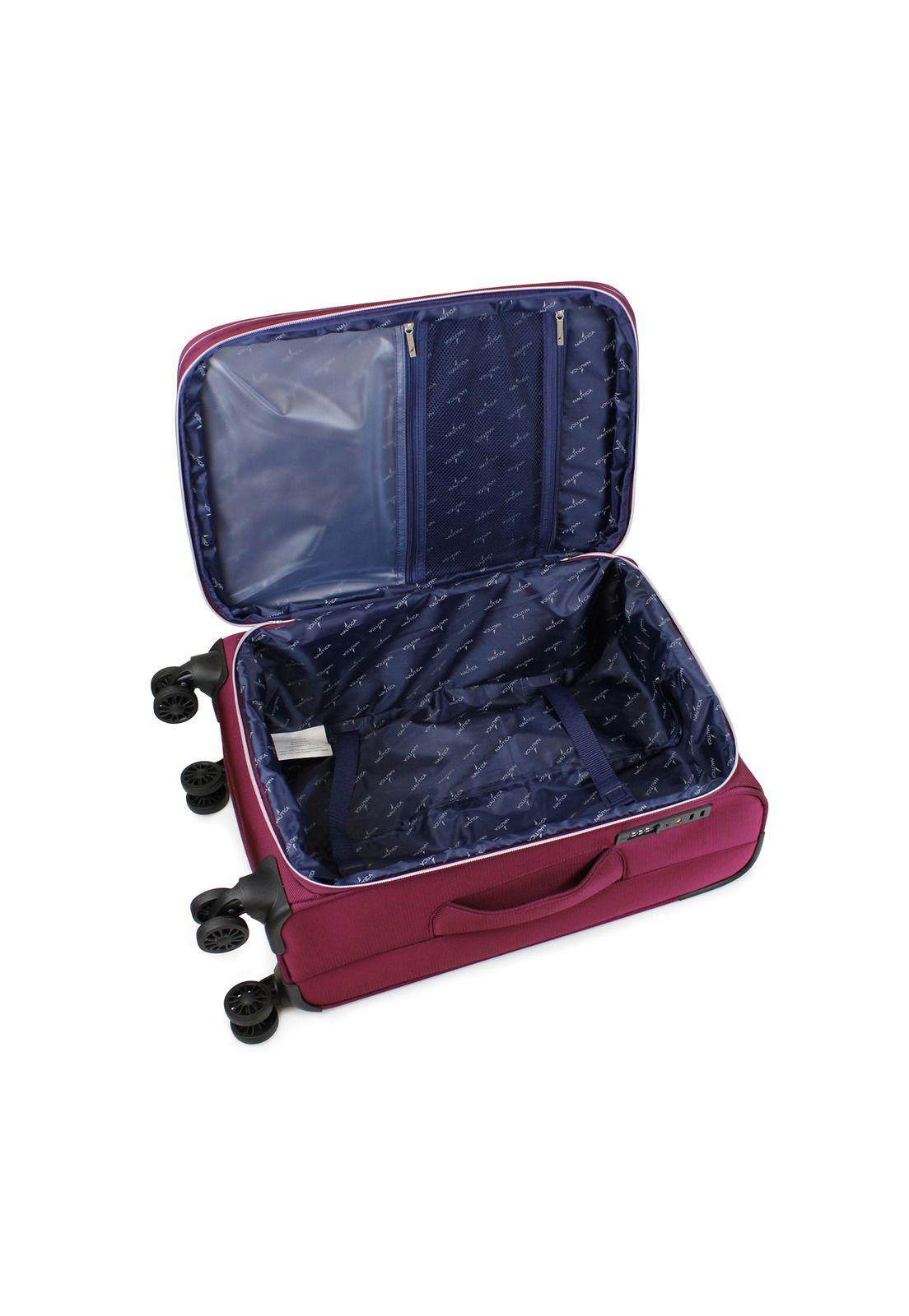 Maleta blanda de tela S de cabina Nautica Valencia 10kg burdeo-1