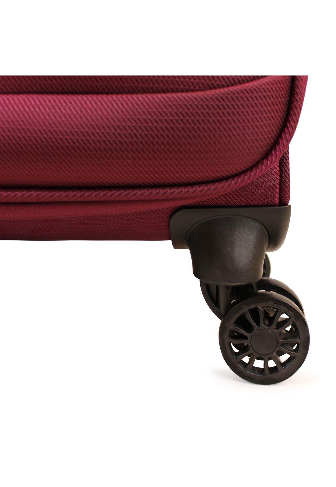 Maleta blanda de tela S de cabina Nautica Valencia 10kg burdeo-4