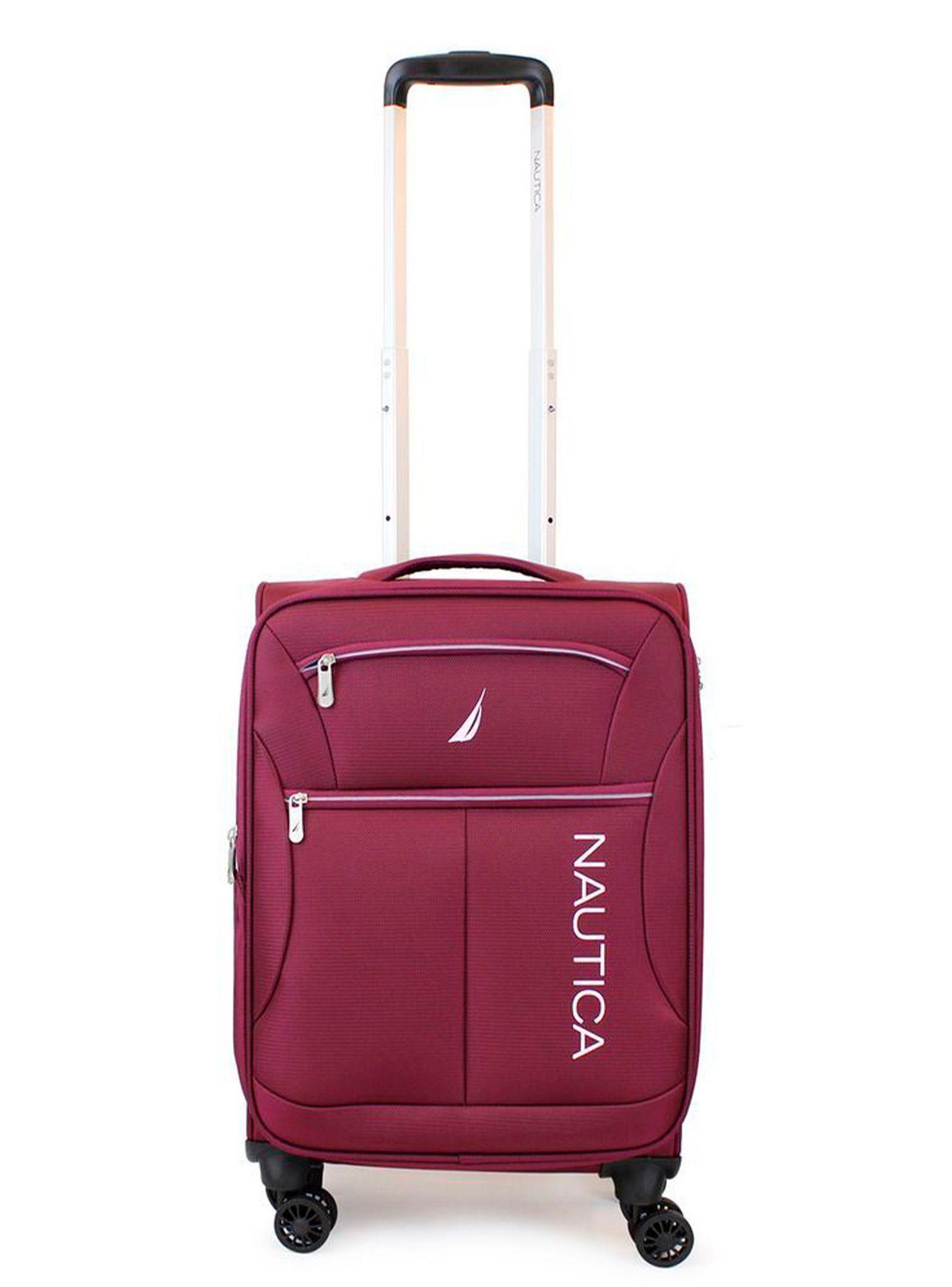 Maleta blanda de tela S de cabina Nautica Valencia 10kg burdeo-0