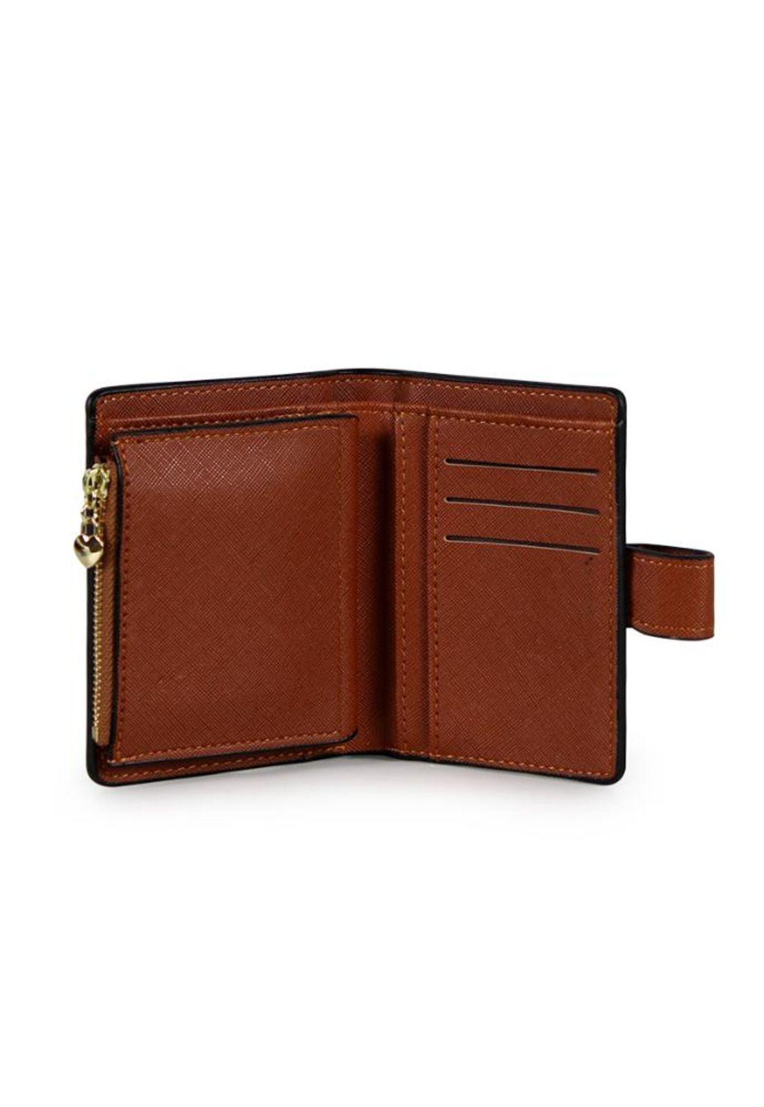 Billetera mujer Briana café Carven-3
