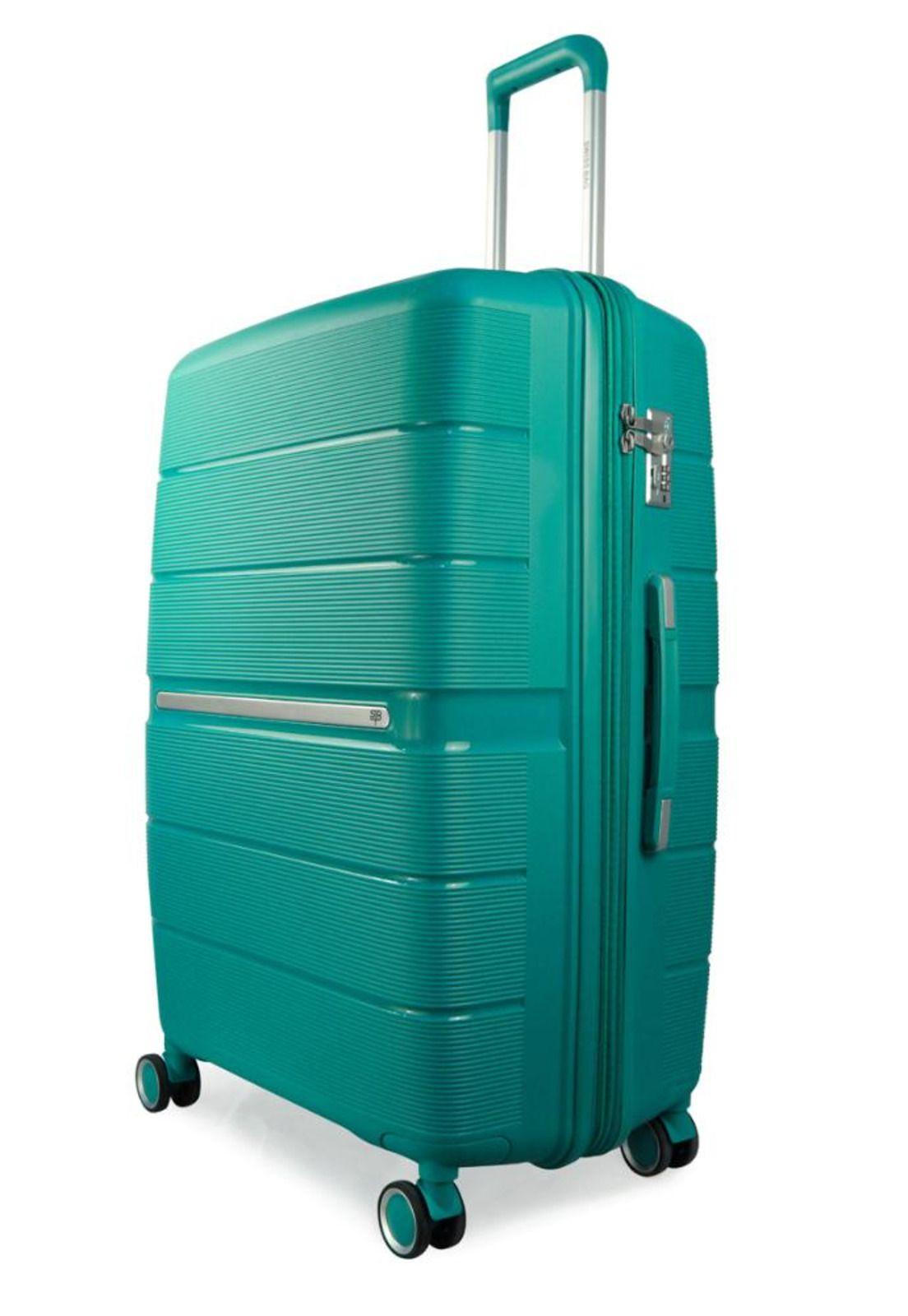 Maleta Xpos verde L grande 23kg Swiss Bag-2
