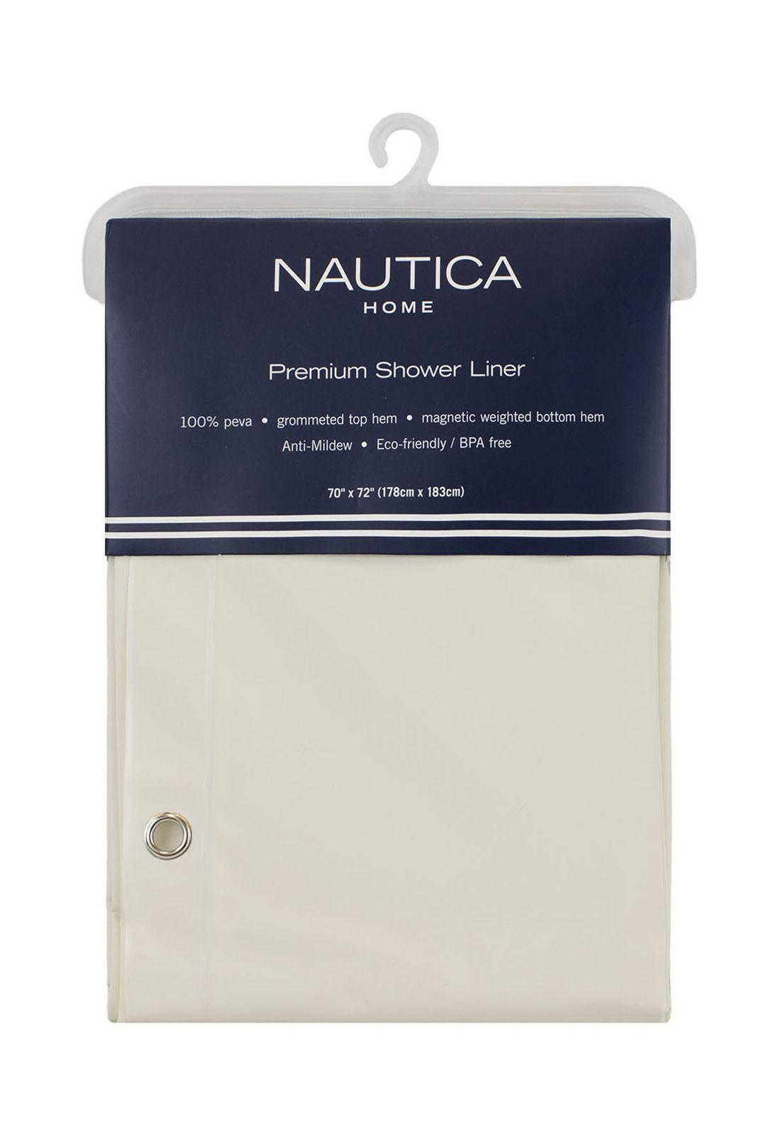 Forro Cortina de baño Impermeable Antimoho Premium 178x183cm Nautica Home-2