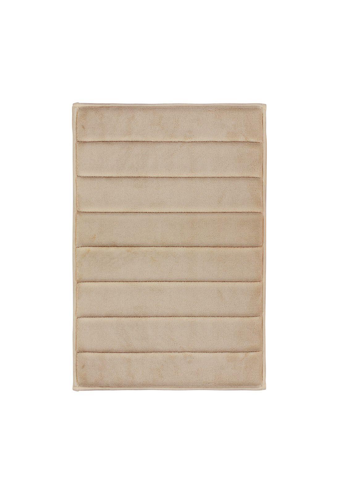 Alfombra de baño Nautica 40x60cm coralina ultra suave beige-5