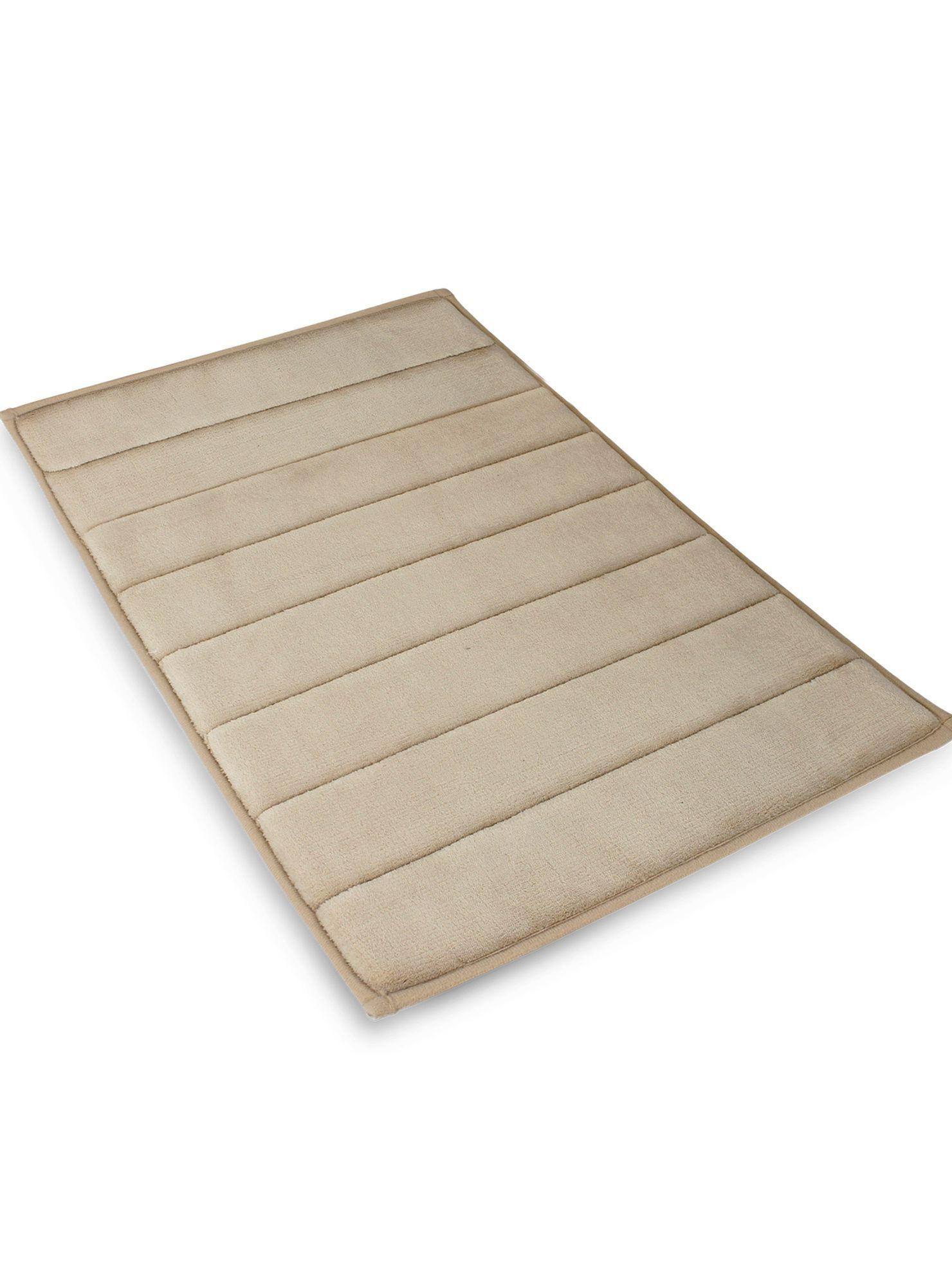 Alfombra de baño Nautica Home 40x60cm coralina ultra suave beige-2