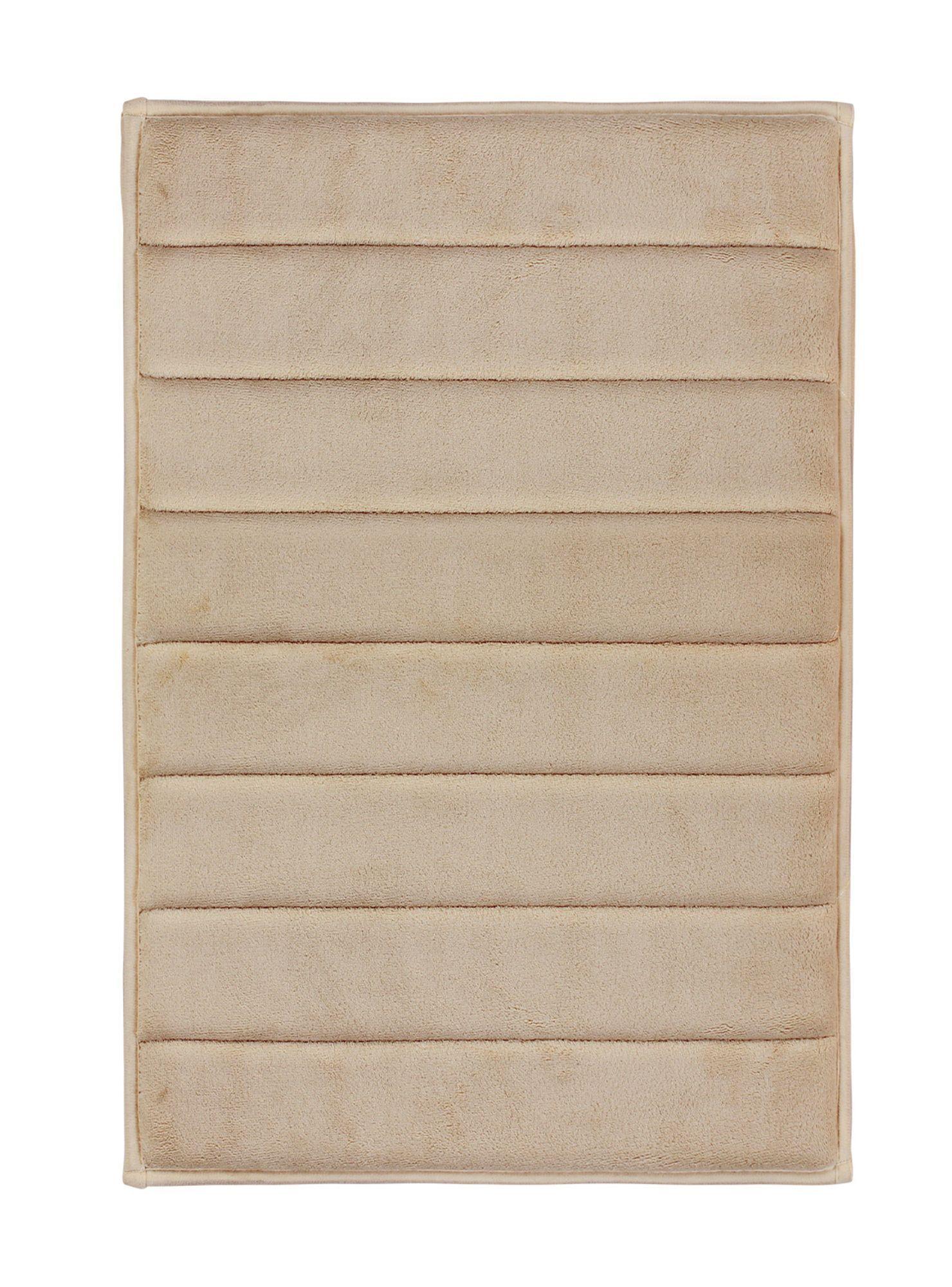 Alfombra de baño Nautica Home 40x60cm coralina ultra suave beige-4