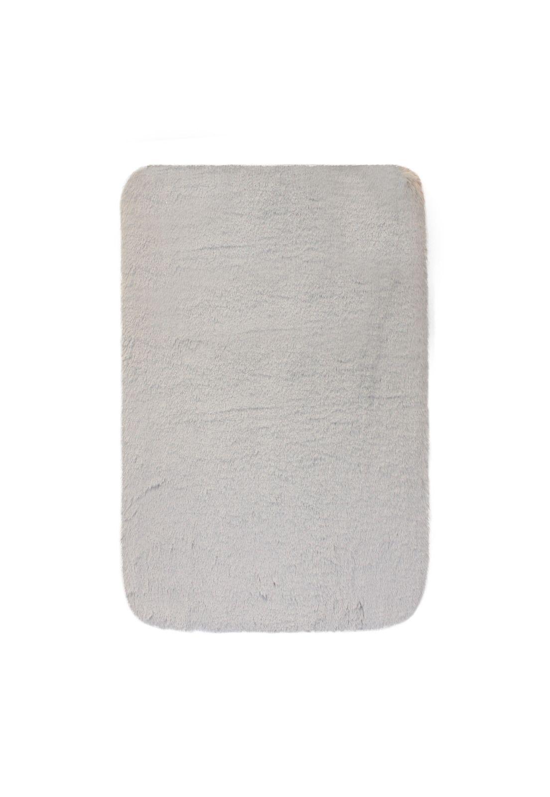 Alfombra de baño Nautica ultra suave 40x60cm gris claro-5