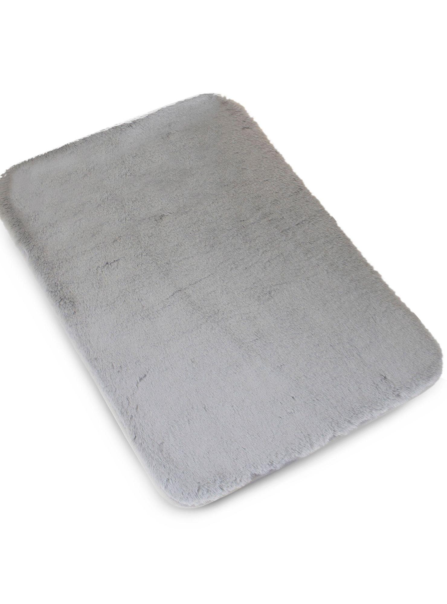 Alfombra de baño Nautica Home ultra suave 40x60cm gris claro-3