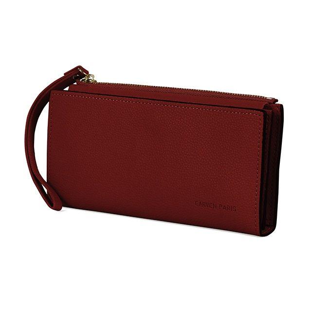 Pack 2 Billeteras de mujer Delia Negro y Rojo-6