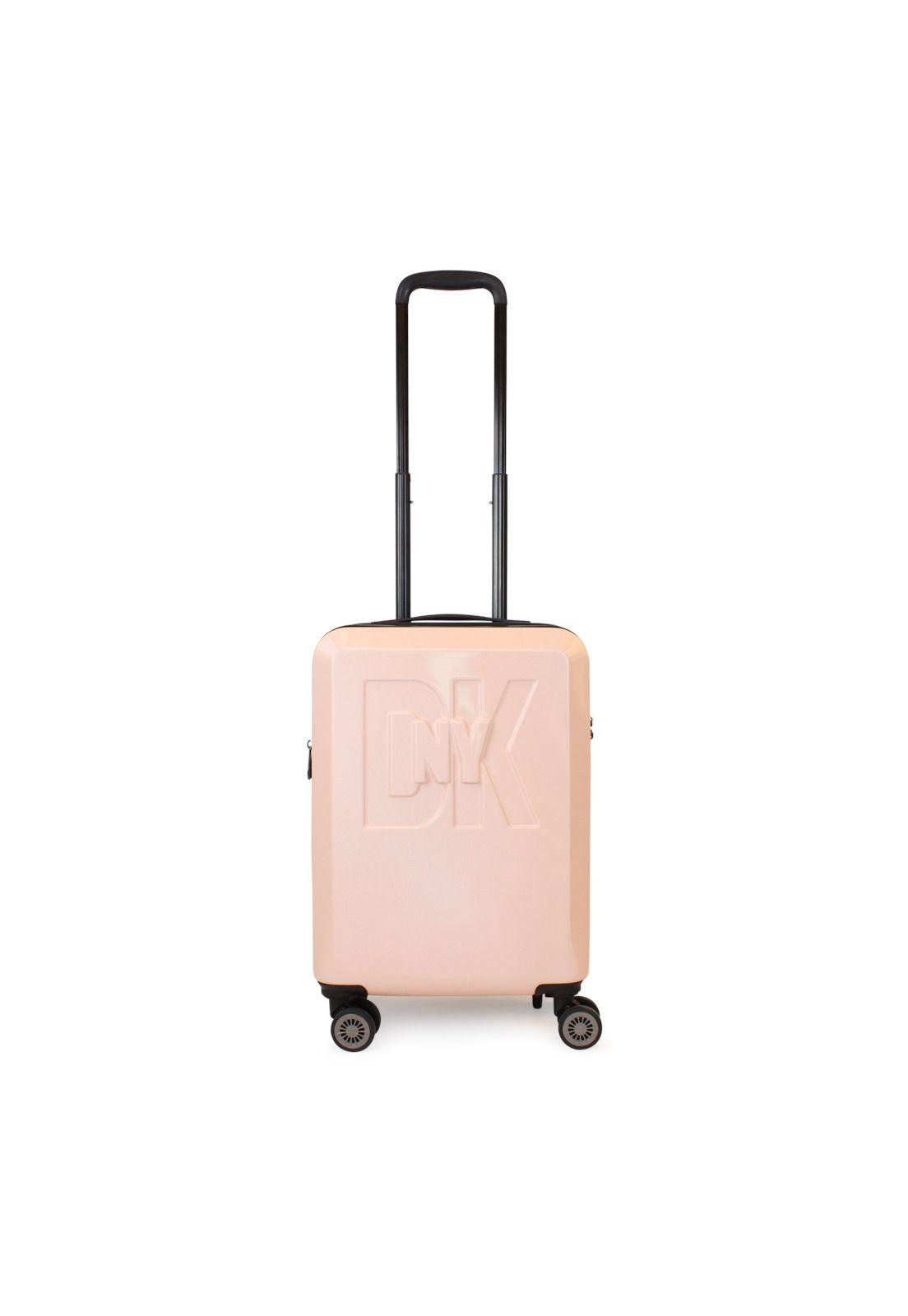 Pack 2 Maletas Donna Karan Luxe S 10kg + L 23kg rosa DKNY-1