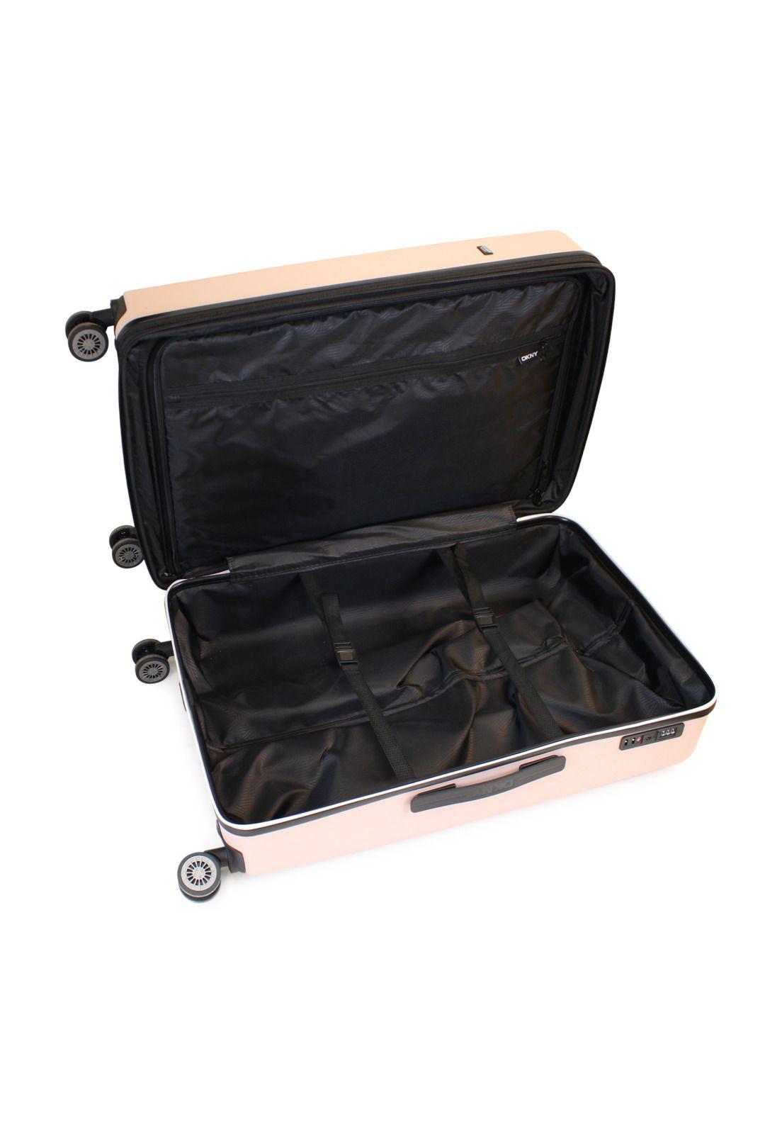 Pack 2 Maletas Donna Karan Luxe S 10kg + L 23kg rosa DKNY-6