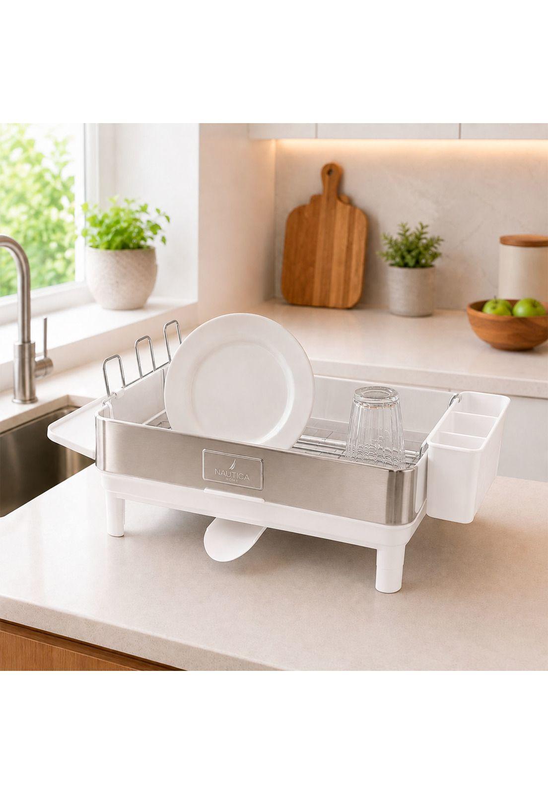 Secaplatos Escurridor de Loza Acero Inoxidable cocina Nautica Home-0