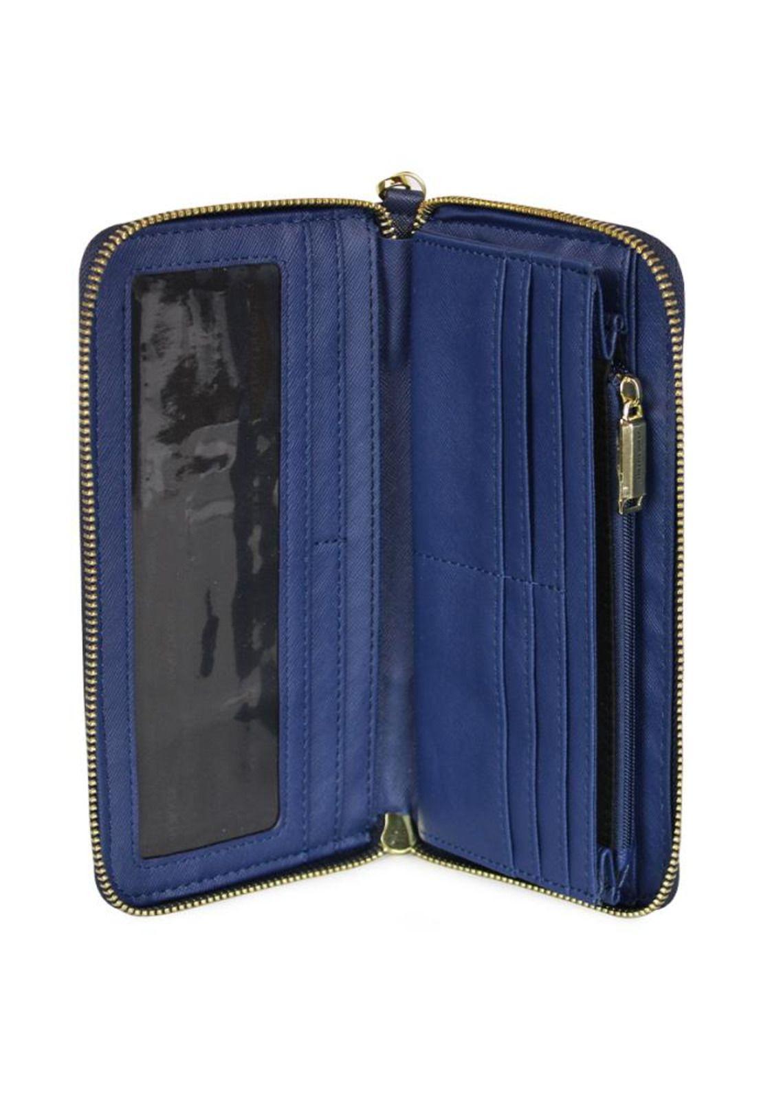 Billetera mujer Jaeda azul Kenneth Cole-3