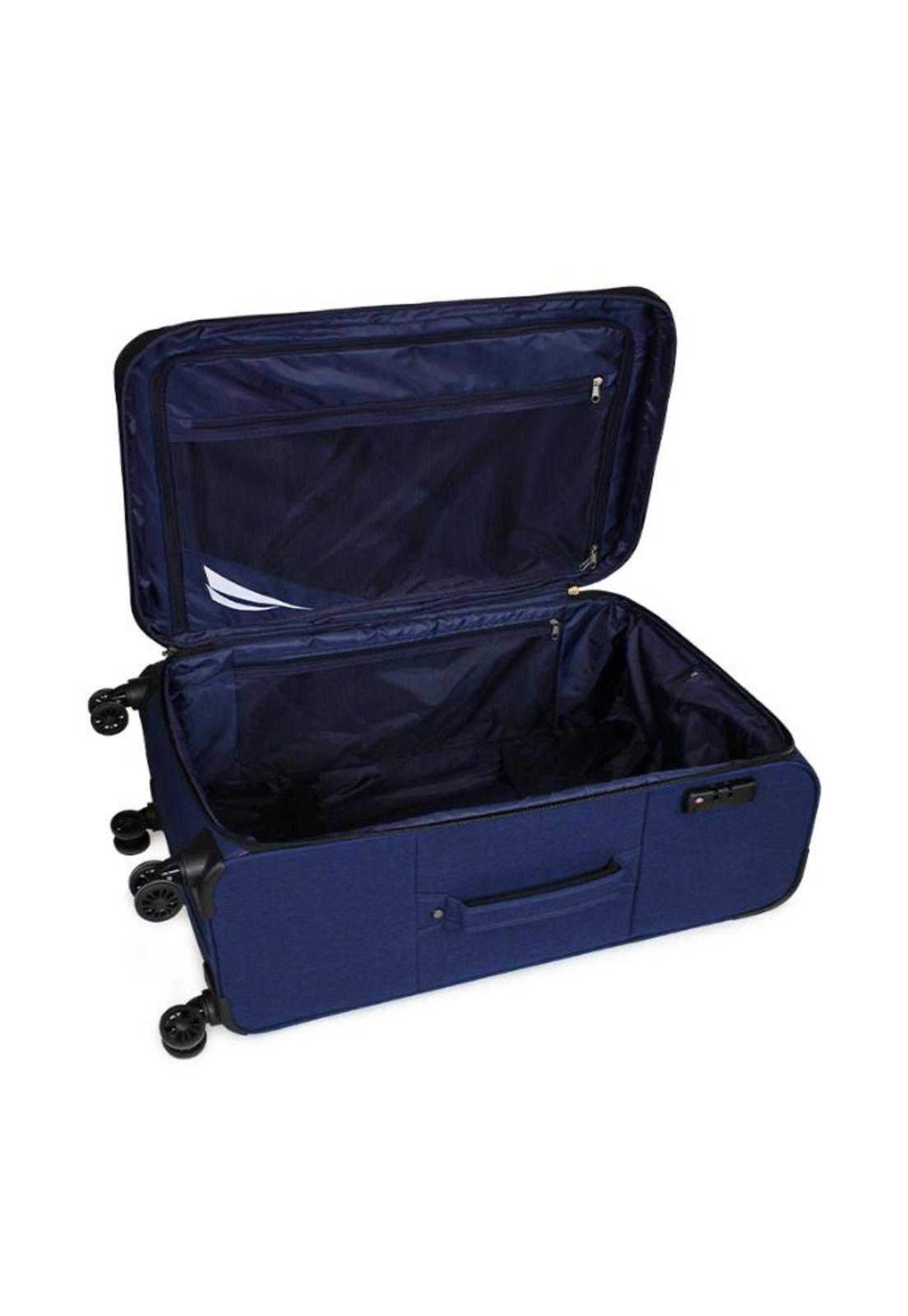 Set 3 maletas de tela Fram S+M+L azul Nautica-1