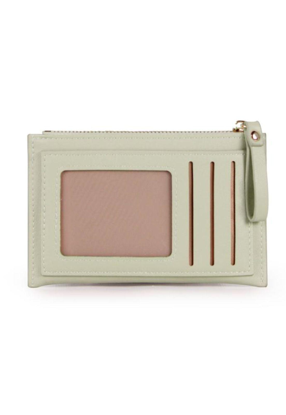 Tarjetero mujer Alanna verde Carven-2