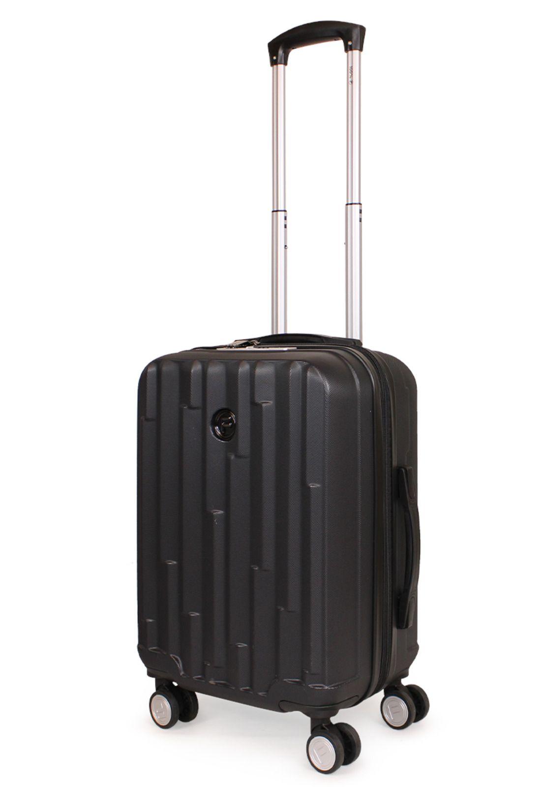 Maleta de cabina Flip negra + Bolso enrollable Goliat 80lts F-5