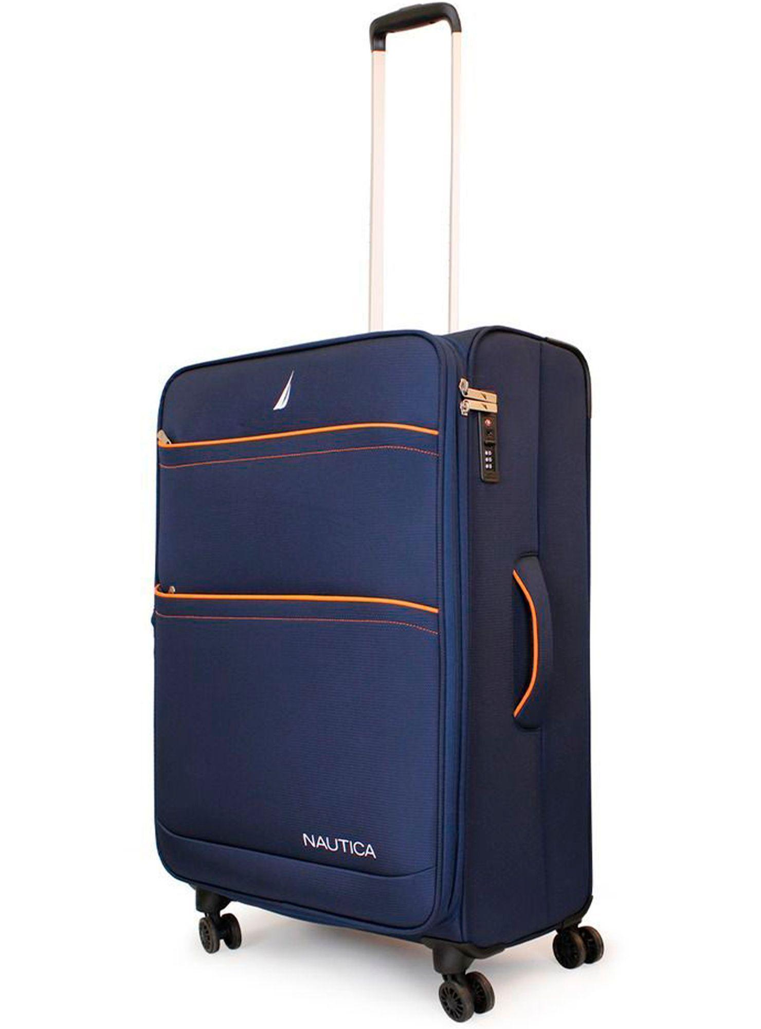 Pack 2 maletas blandas de tela M+L Nautica Lisboa 20k y 23k azul-3