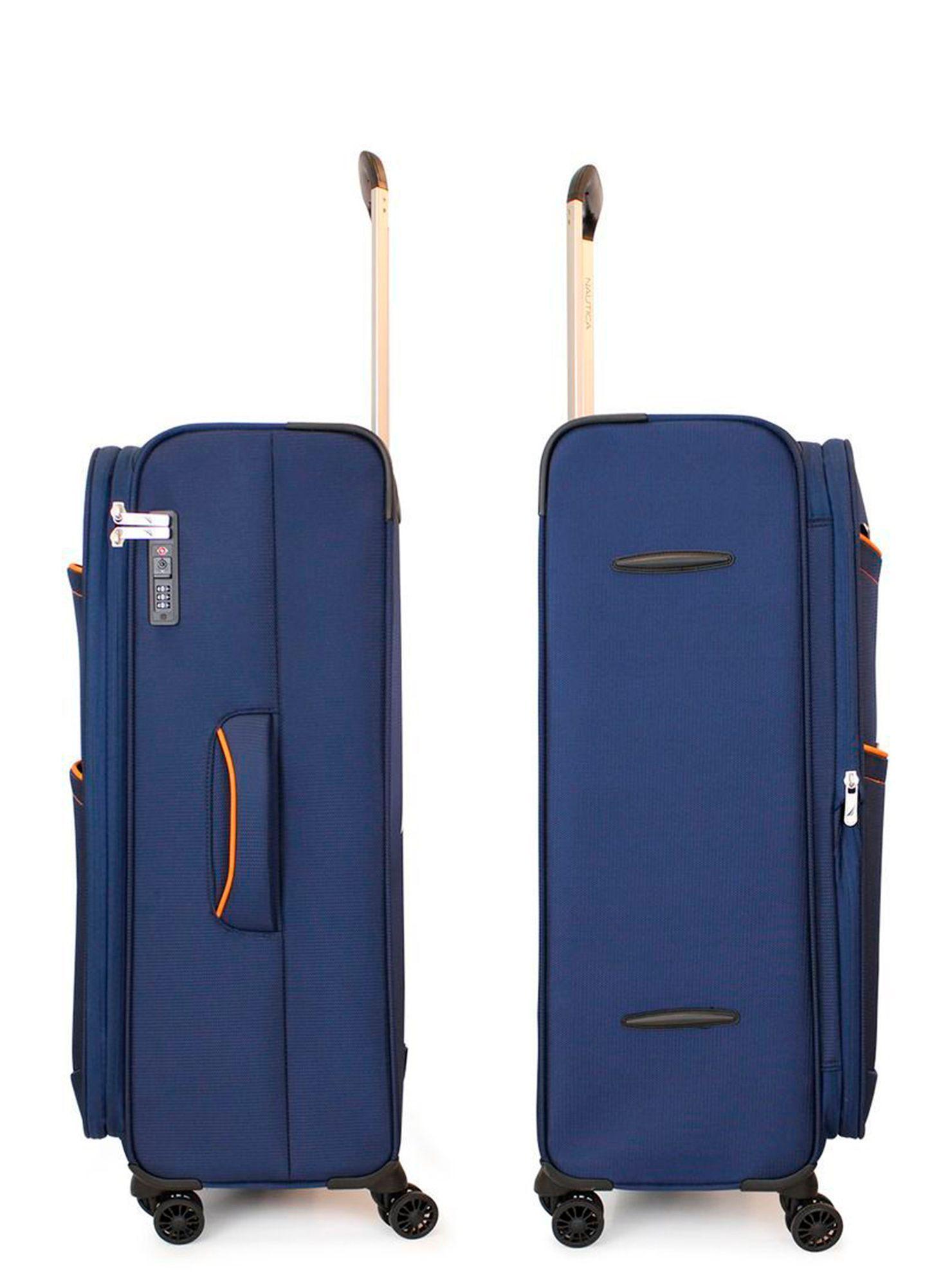 Pack 2 maletas blandas de tela M+L Nautica Lisboa 20k y 23k azul-5