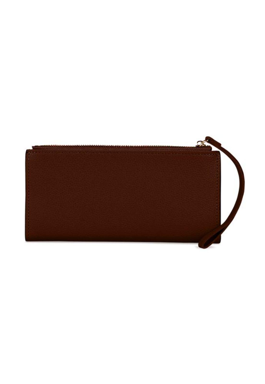 Billetera mujer Delia café Carven-4