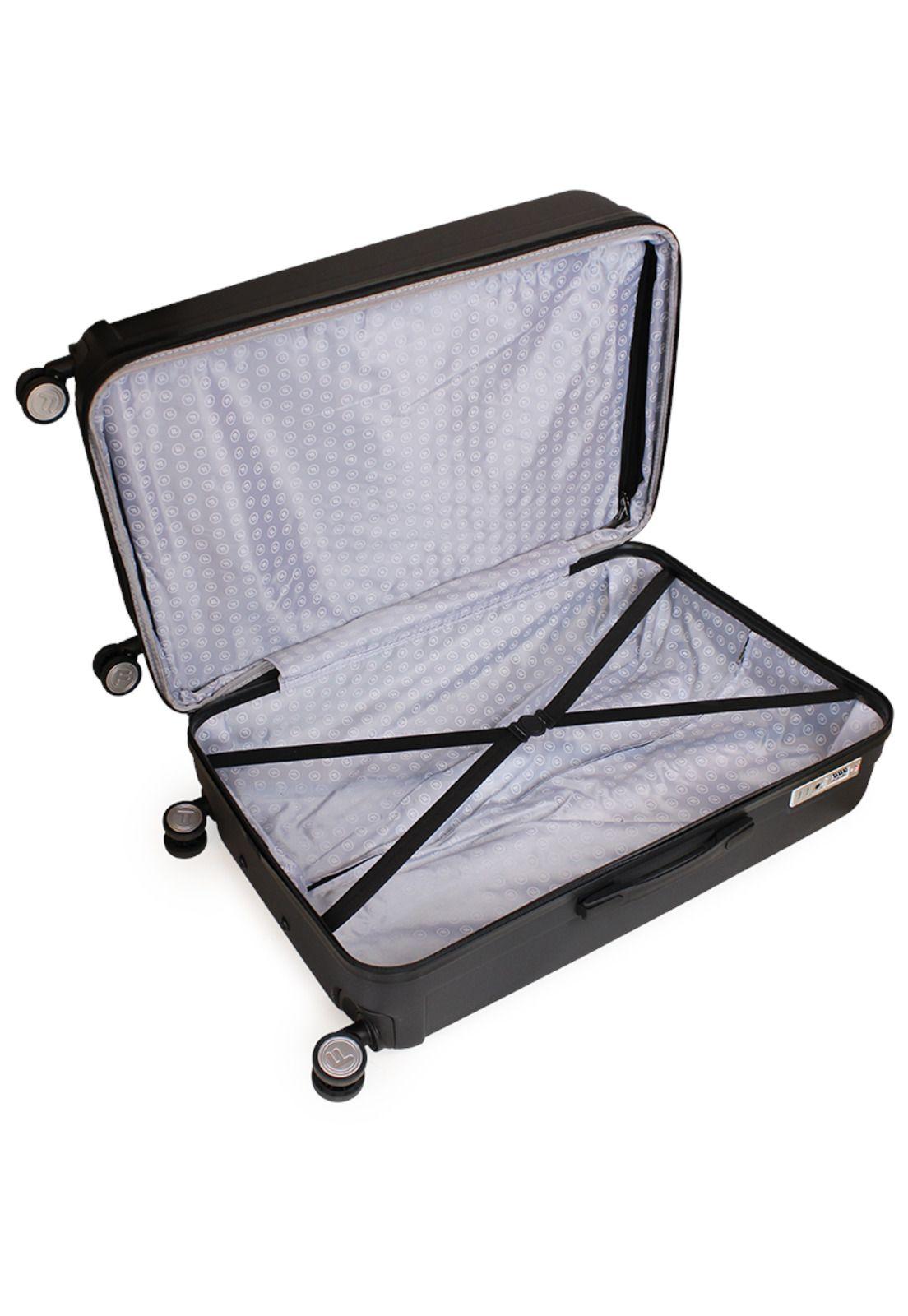 Pack Maleta cabina Flip negra 10kg + Neceser Spark Fila-7