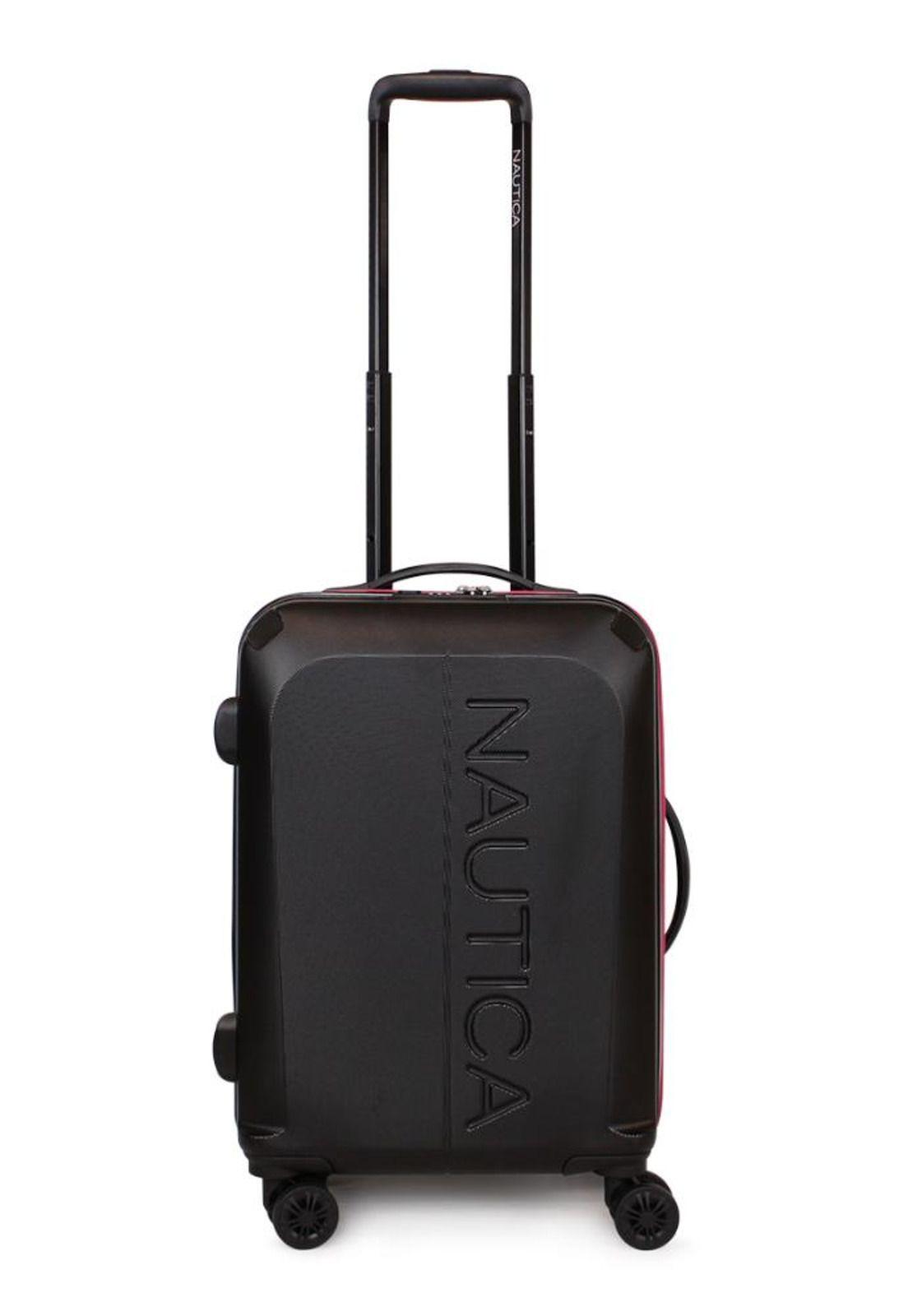 Set 3 piezas maleta Vesper negra cabina+mediana+grande Nautica-6