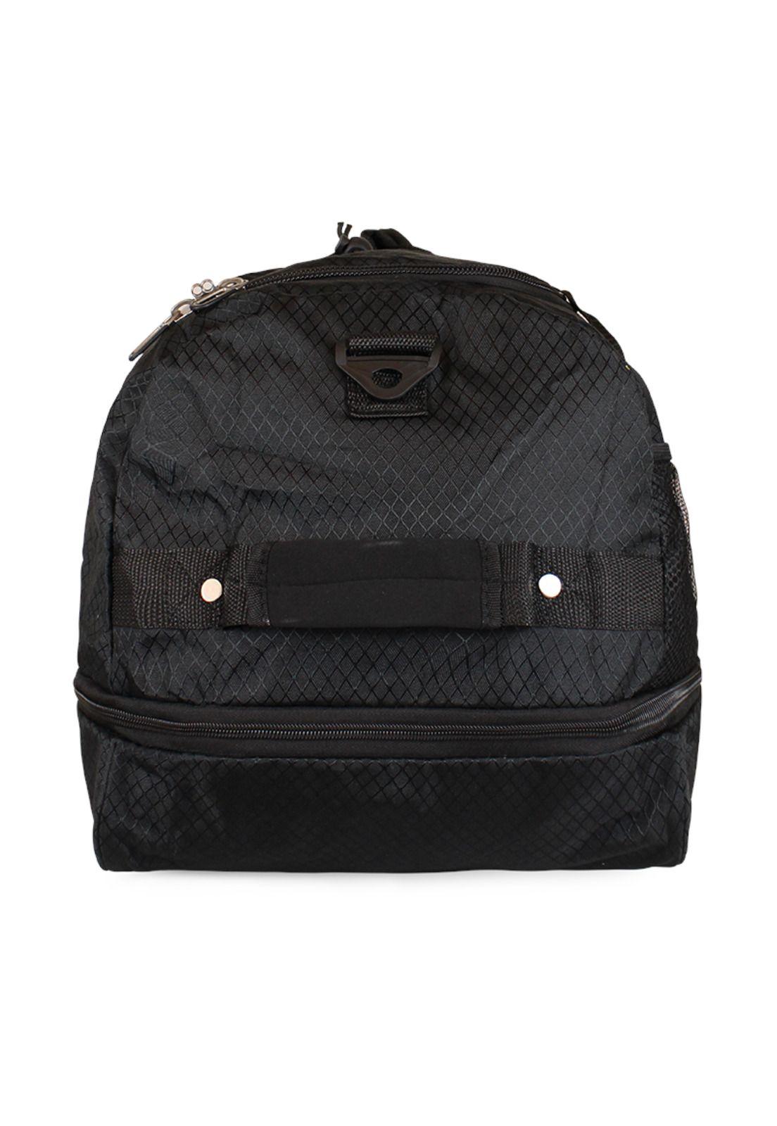 Bolso L Kong negro enrollable con ruedas 80 ltrs + Candado F la Maleta de Chile-7