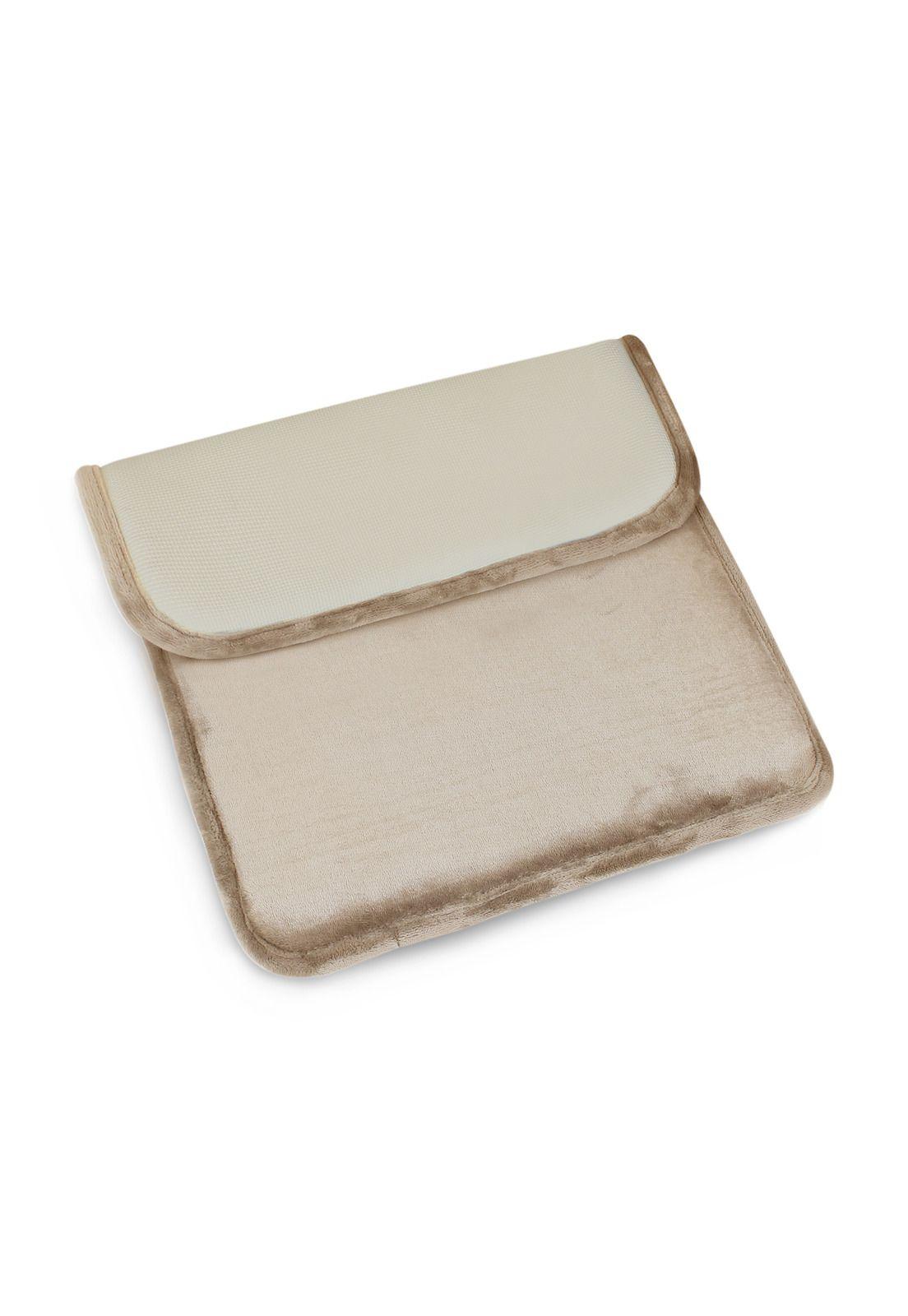 Alfombra de Baño Nautica flannel 40x60cm antideslizante Beige-2