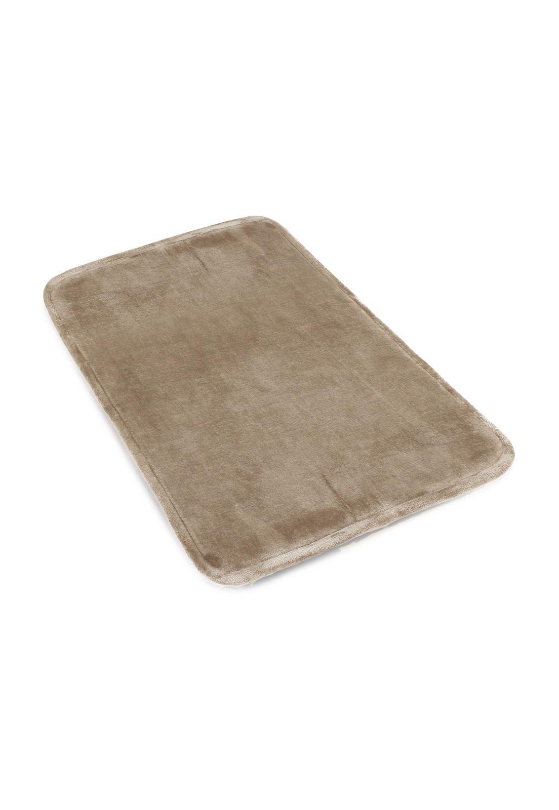 Alfombra de Baño Nautica flannel 40x60cm antideslizante Beige-4