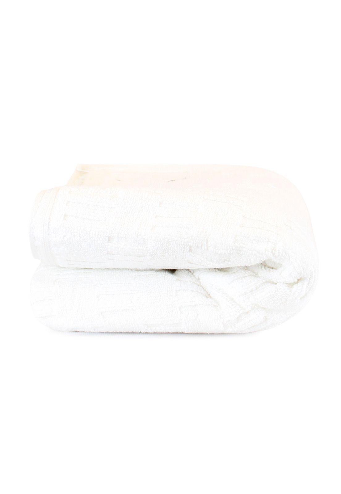 Toalla de Baño Cuerpo SAVOY Nautica Home 76x137cm 100% algodón ultra suave blanca-2