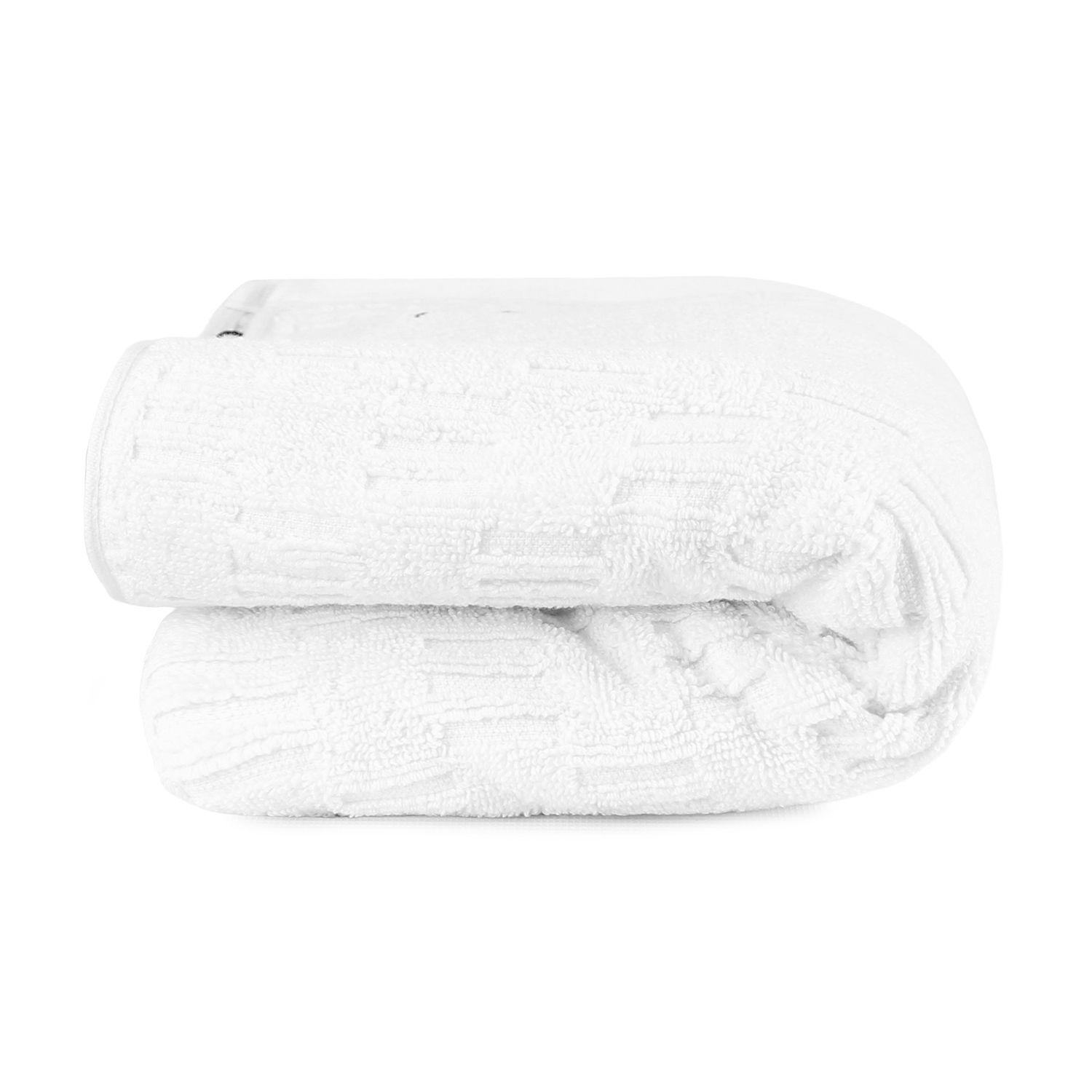 Toalla de Baño Cuerpo SAVOY Nautica Home 76x137cm 100% algodón ultra suave blanca-4