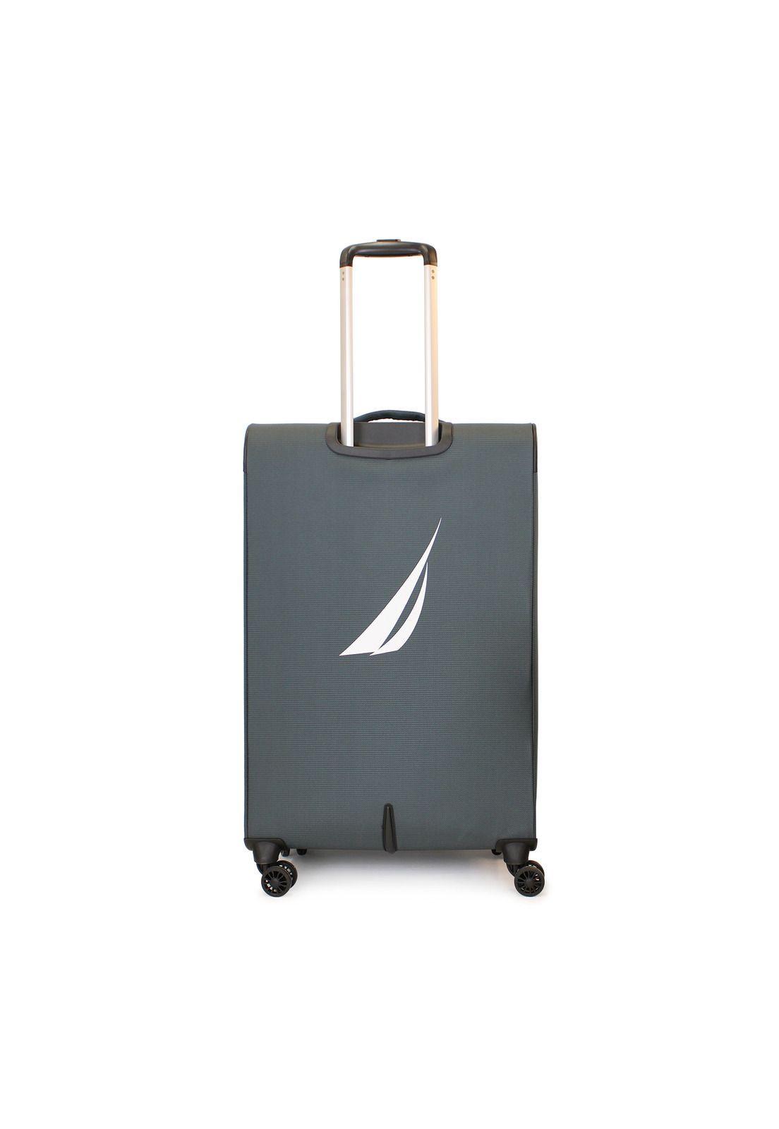 Maleta blanda de tela grande Nautica Lisboa L 23kg gris-7
