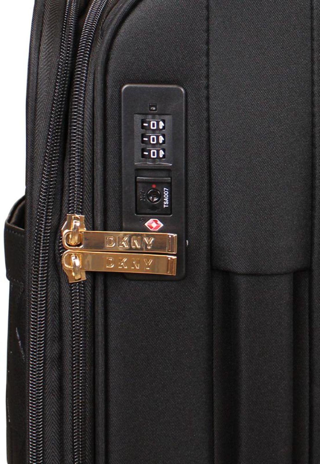 Pack 2 Maletas blandas Donna Karan IMPRESSIONIST M 20kg + L 23kg negra DKNY-7