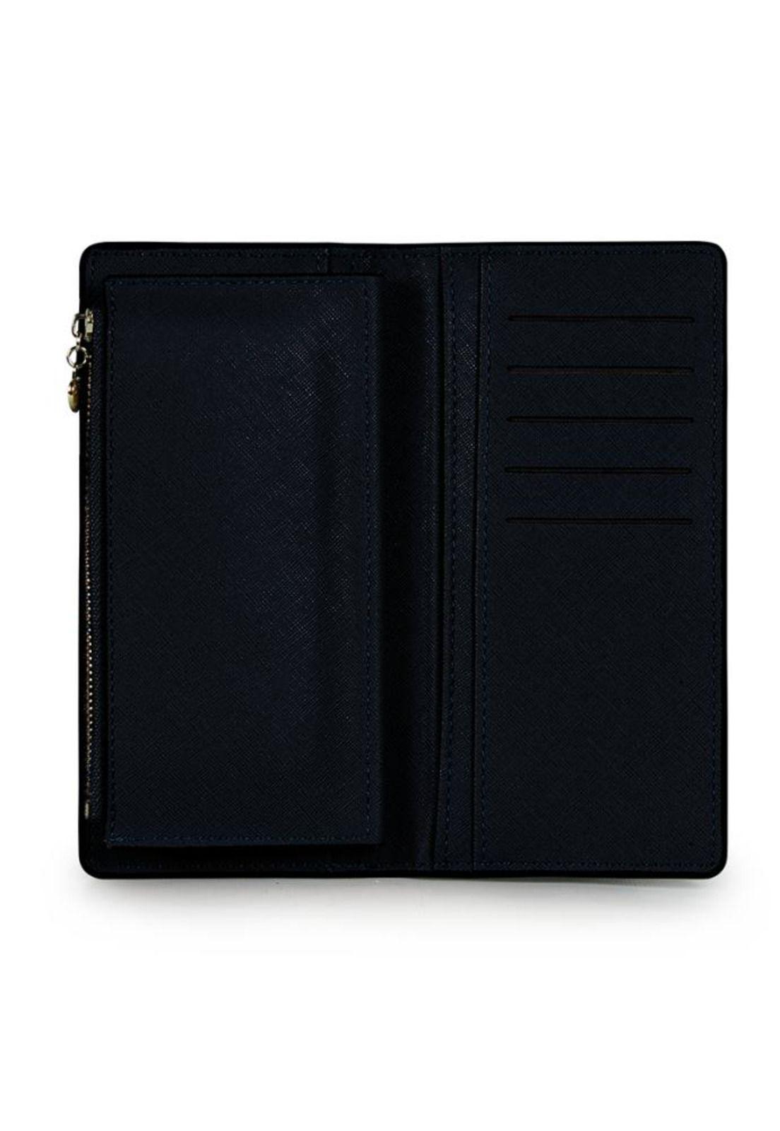 Billetera mujer Vesta azul Carven-3