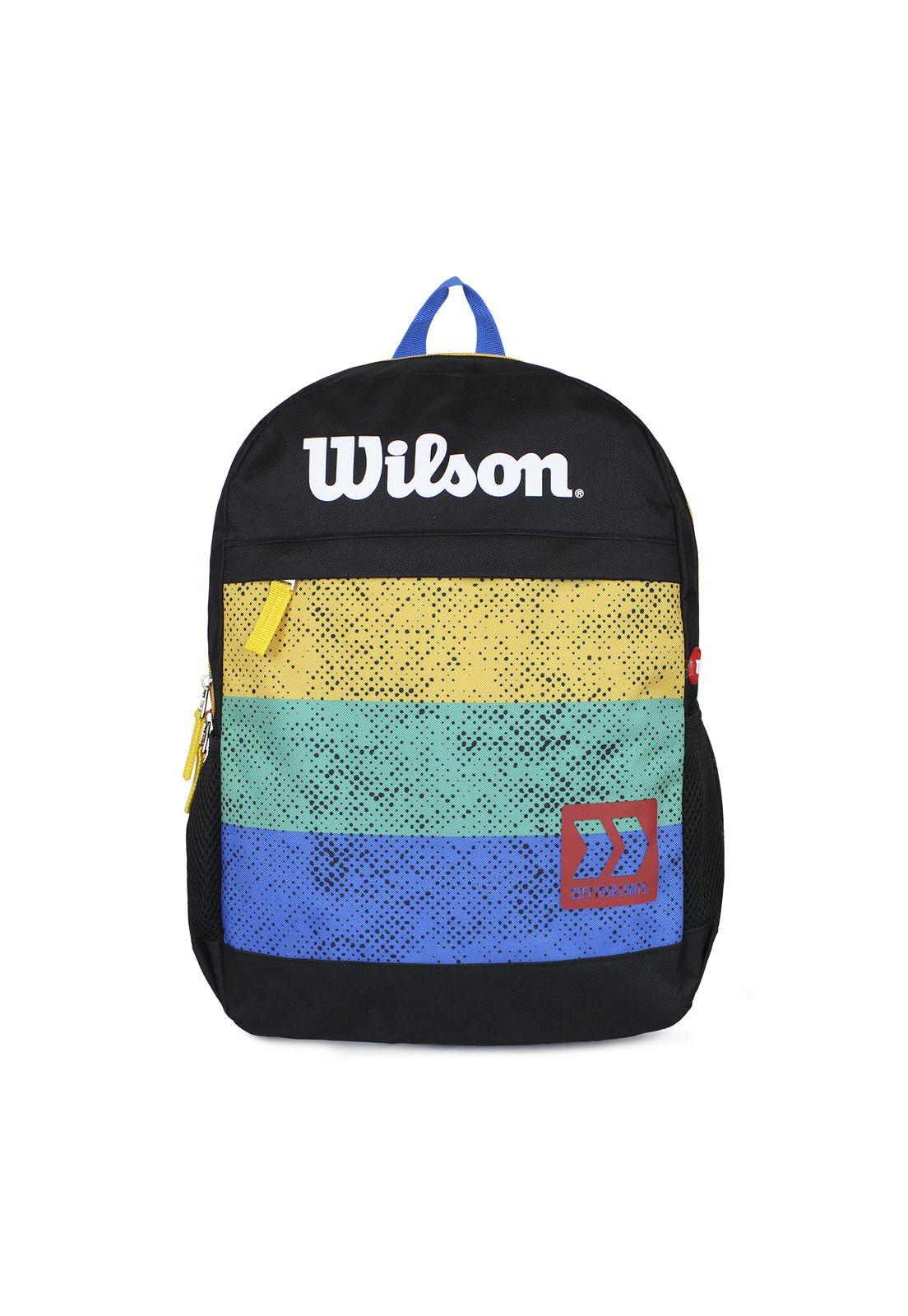 Pack Wilson Mochila trino multicolor + Banano Delta azul-amarillo-4