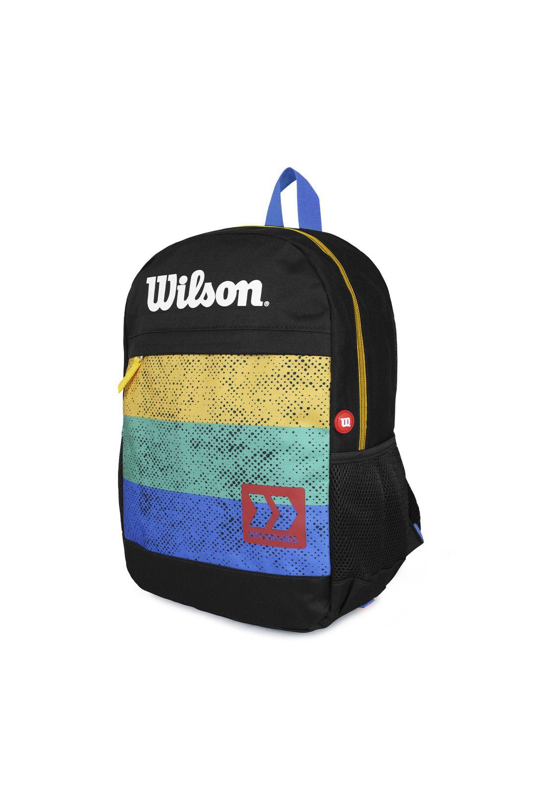 Pack Wilson Mochila trino multicolor + Banano Delta azul-amarillo-5