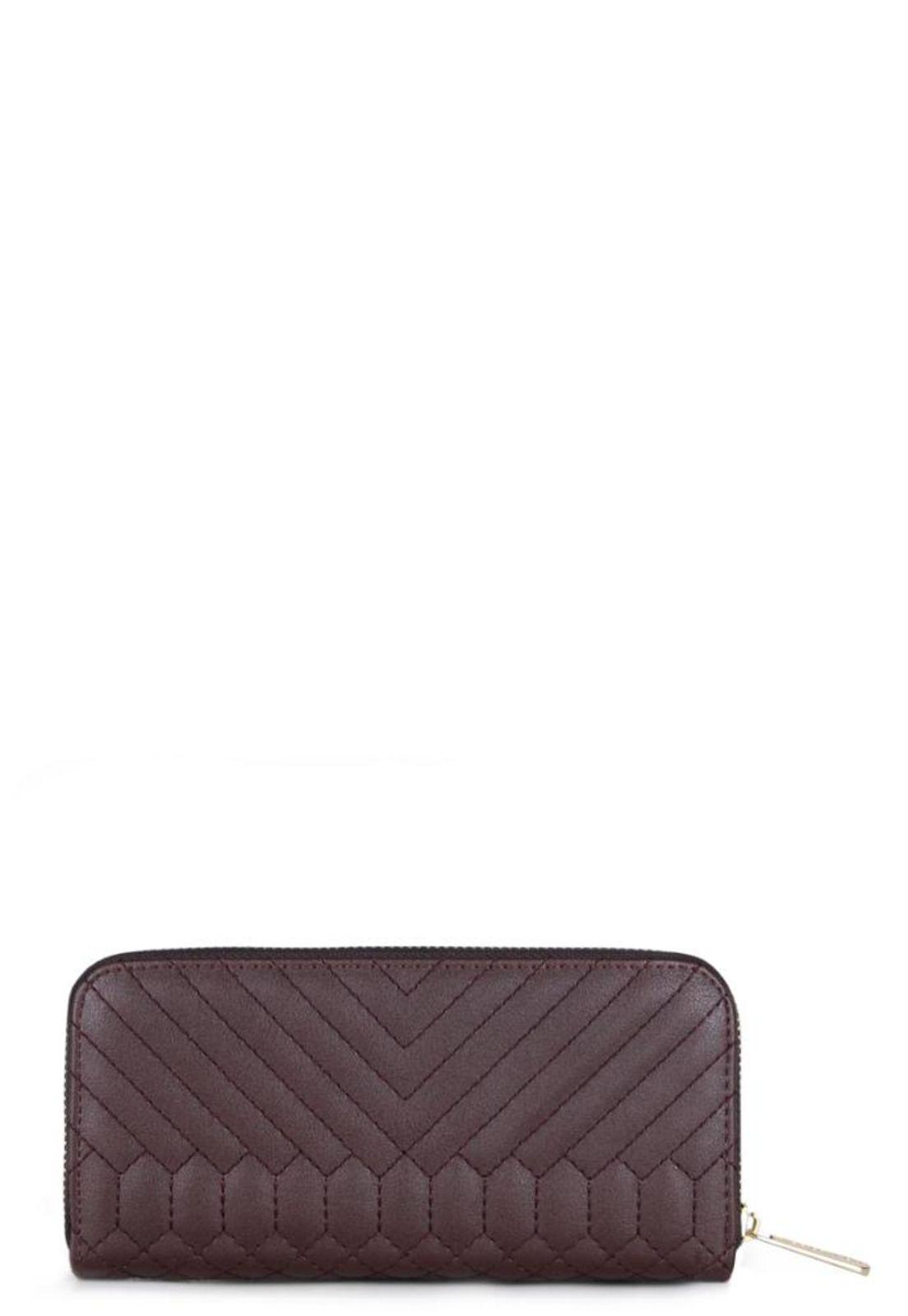 Billetera de mujer Petunia café Carven-2