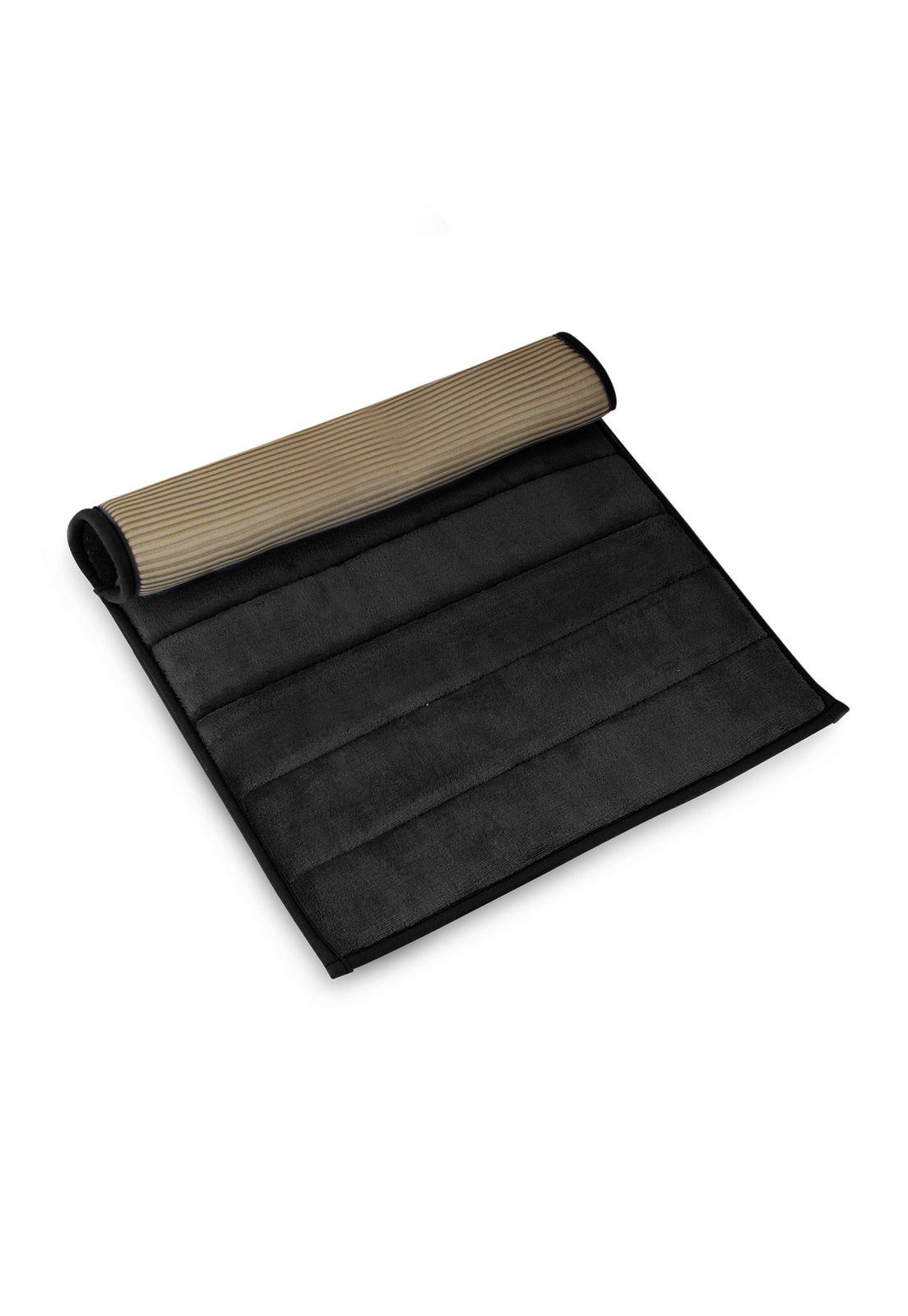 Alfombra de baño Nautica 40x60cm coralina ultra suave negro-2