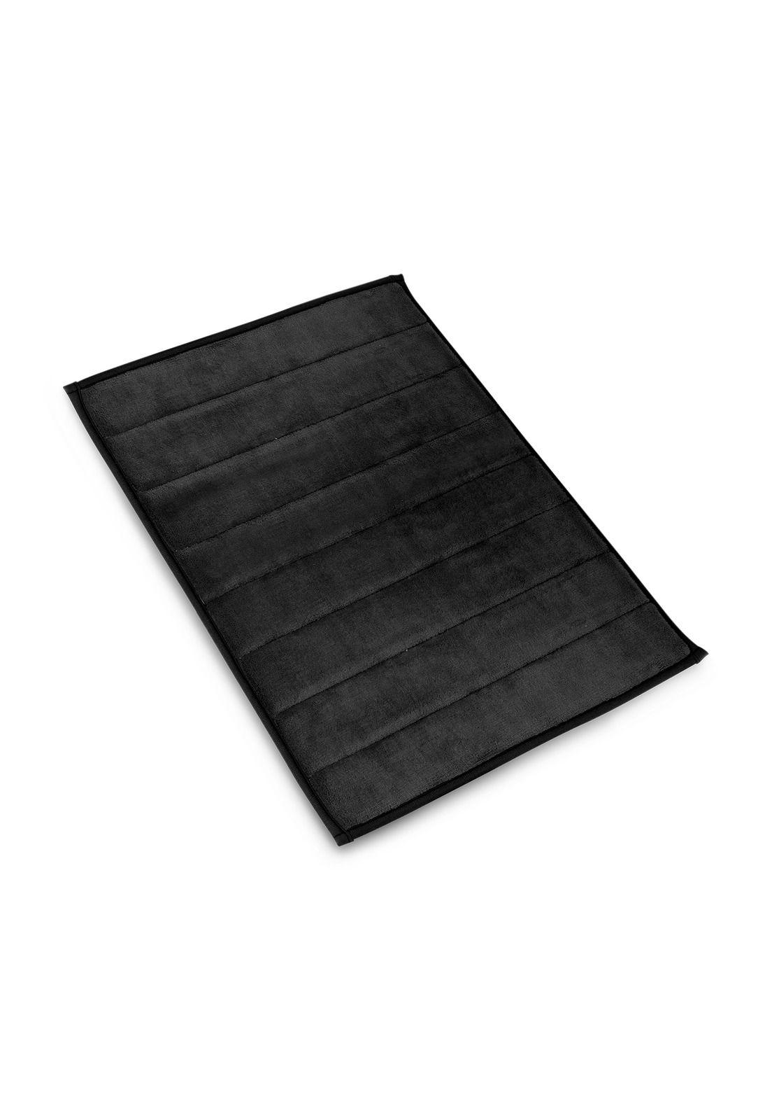 Alfombra de baño Nautica 40x60cm coralina ultra suave negro-4