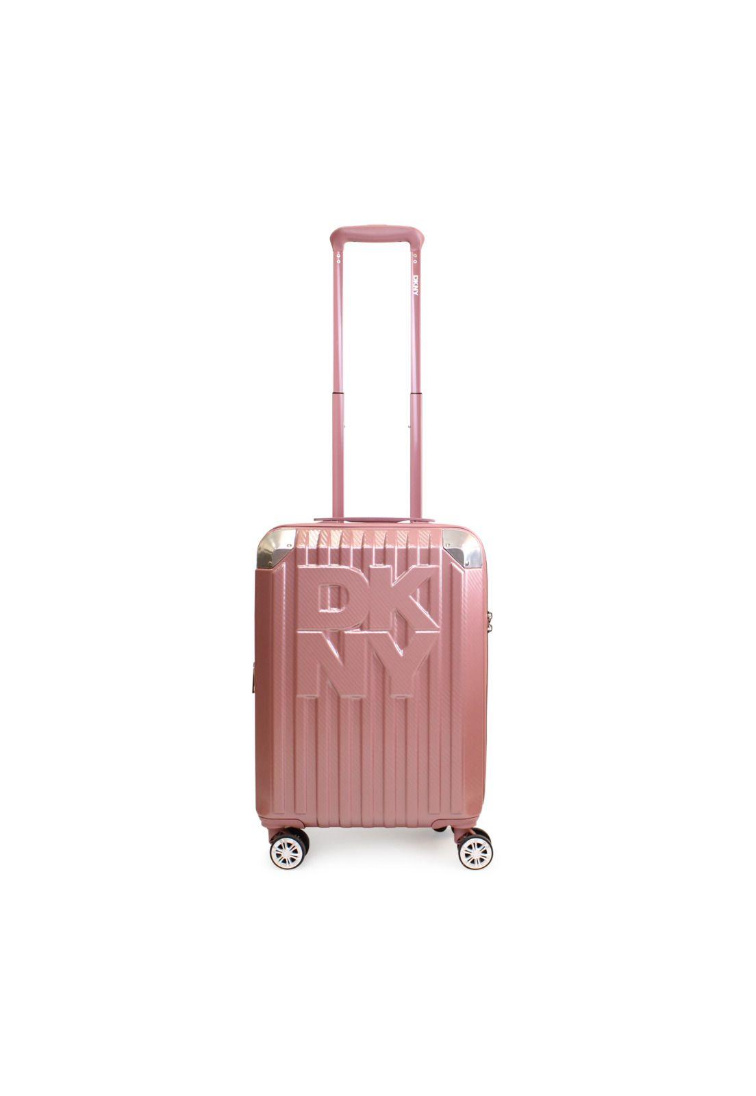 Maleta Donna Karan S de Cabina Glow 10kg rosada DKNY-0