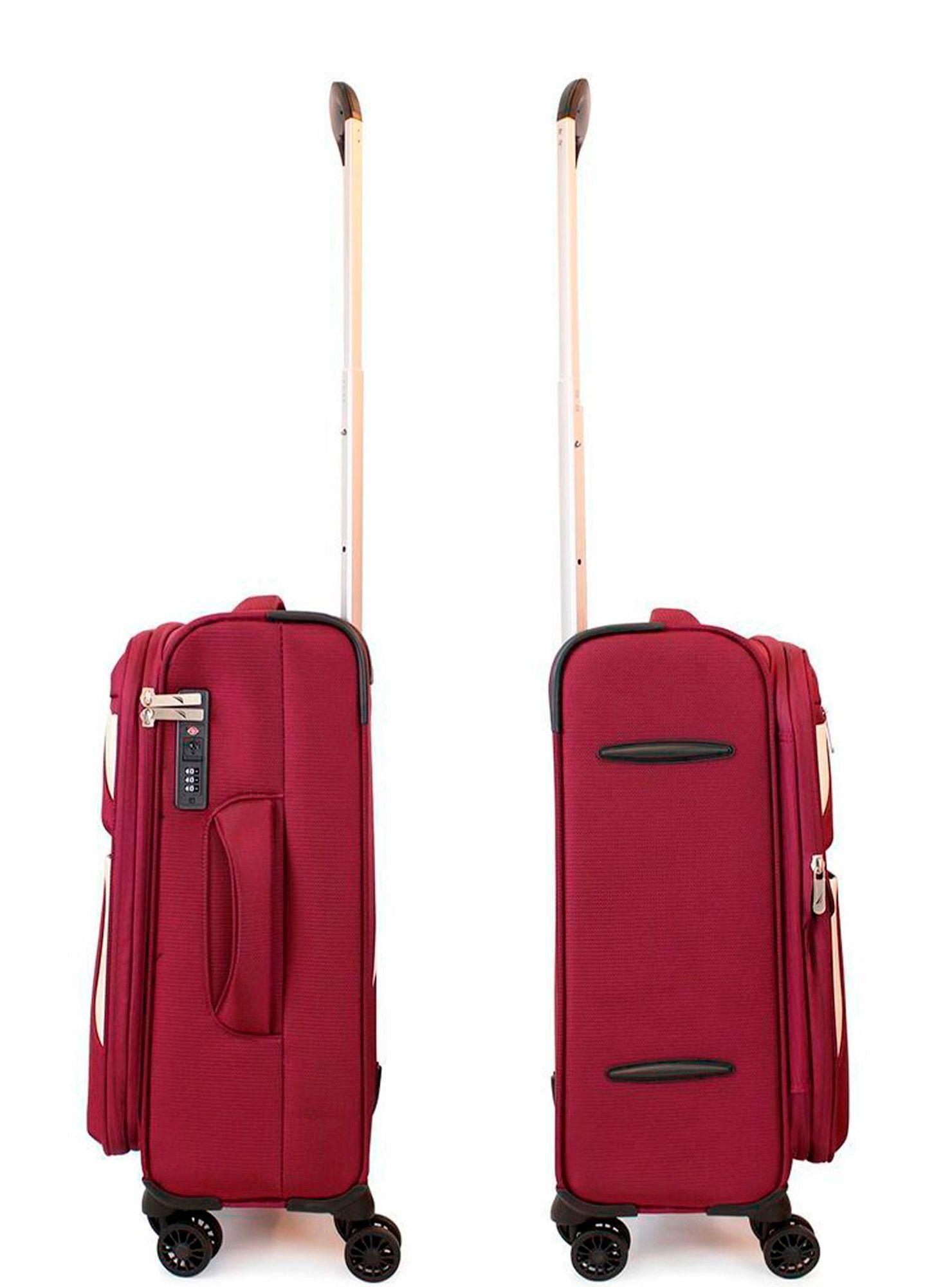 Maleta blanda de tela S de cabina Nautica Marbella 10kg burdeo-5