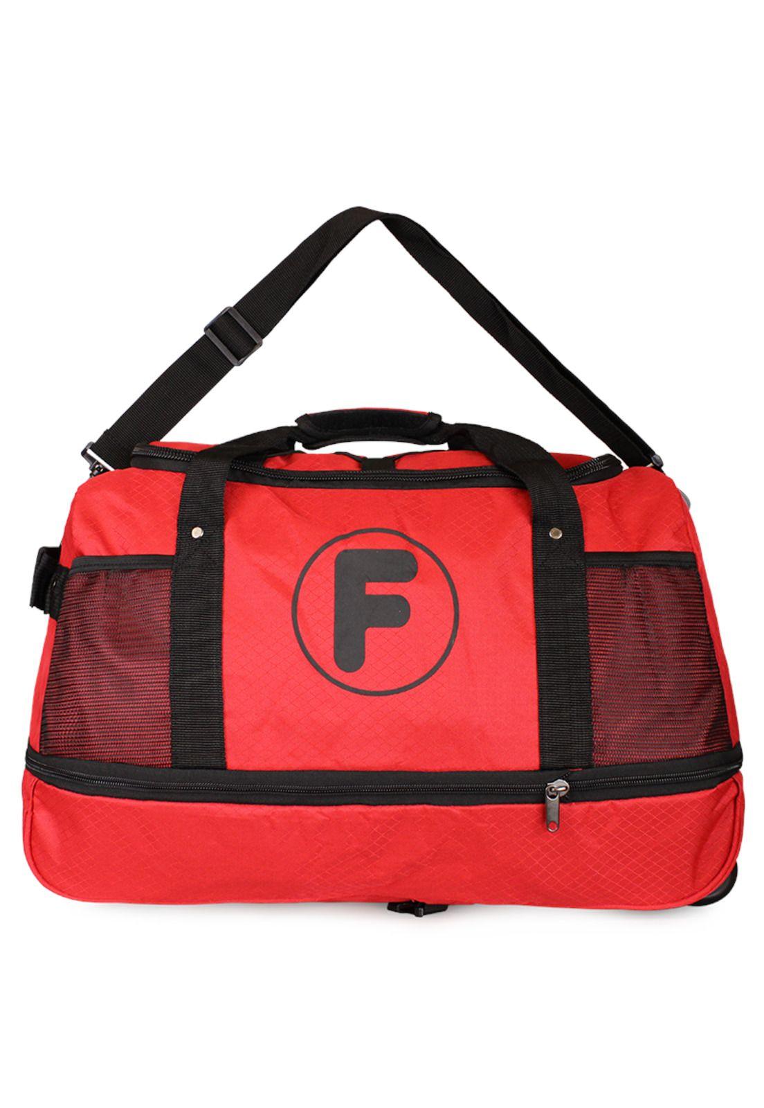 Bolso tipo mochila con ruedas Goliat rojo F la maleta de chile-4