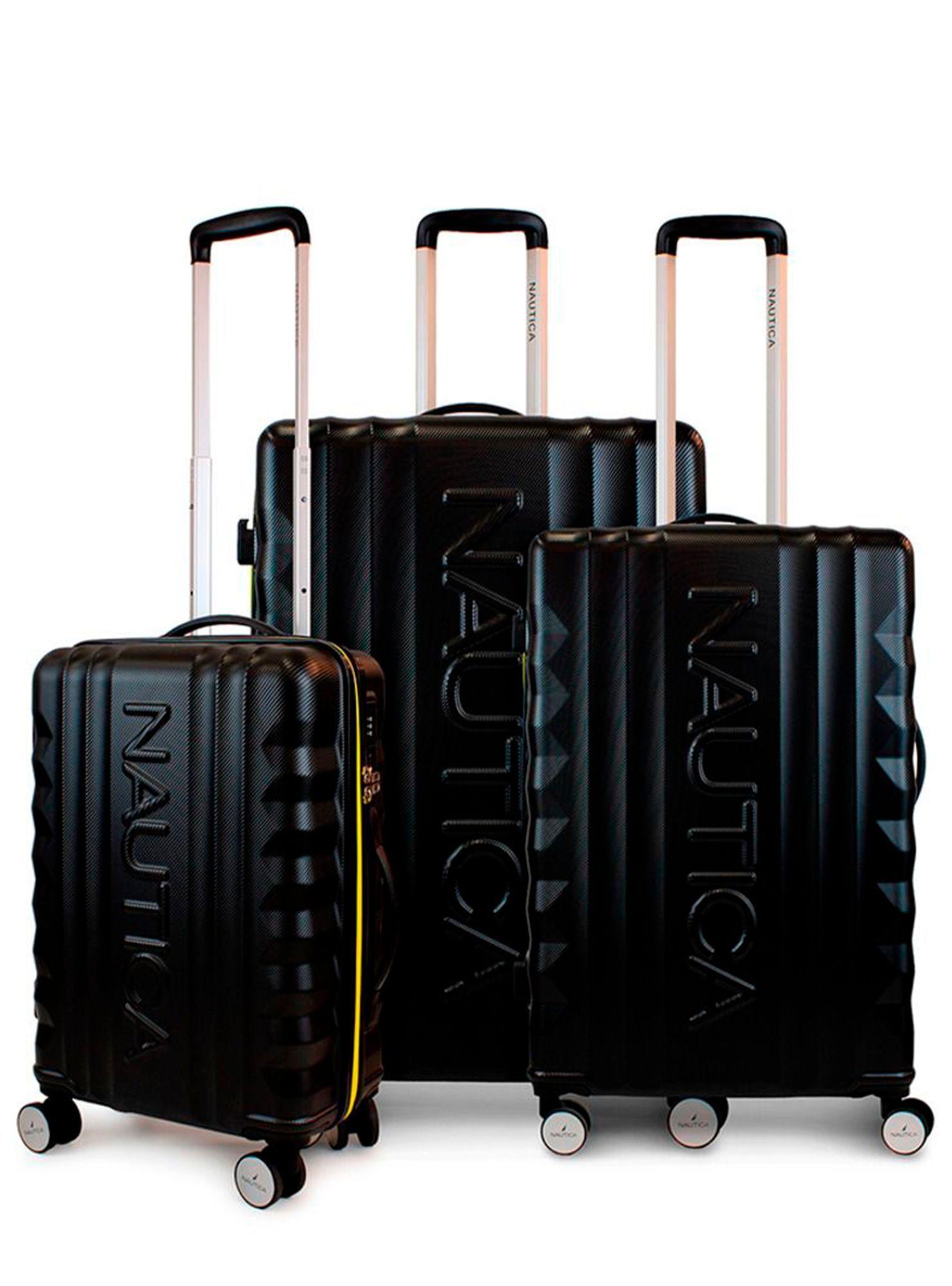 Set de 3 maletas S+M+Nautica Polonia negra-0